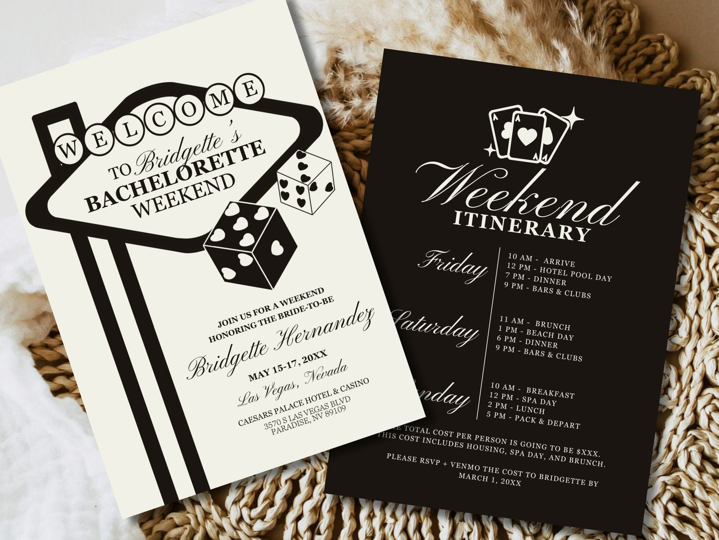 Las Vegas Bachelorette Party Itinerary Invitation Digital Template Lucky in Love Vegas Bachelorette Evite Vegas before Vows Hen Party