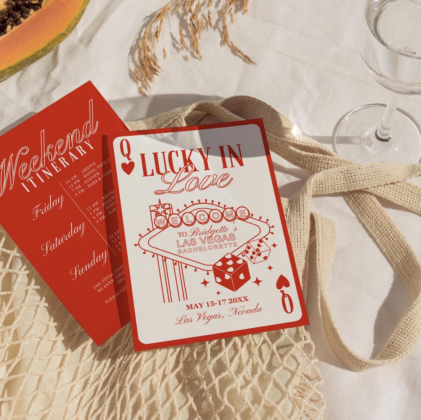 Lucky in Love Bachelorette Invitation Las Vegas Bachelorette Invite Playing Cards Bach Invitation Template Vintage Vegas Bachelorette Invite