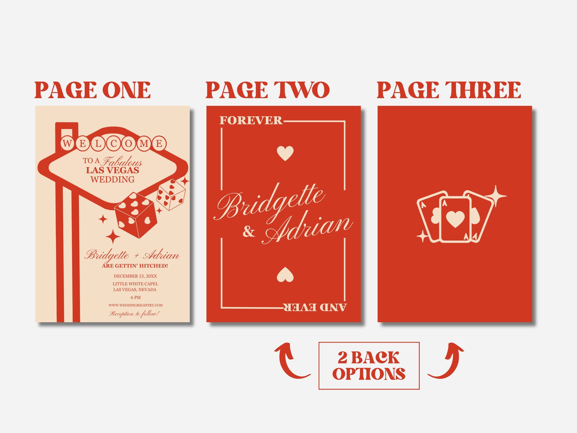 Las Vegas Wedding Invitation Lucky in Love Wedding Invite Playing Cards Wedding Invitation Template Vintage Wedding Stationery Template