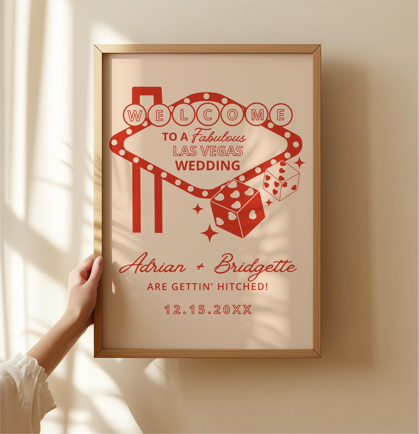 Vegas Wedding Welcome Sign Template Lucky in Love Wedding Casino Wedding Viva Las Vegas Wedding Fun Vintage Wedding Welcome Sign Editable