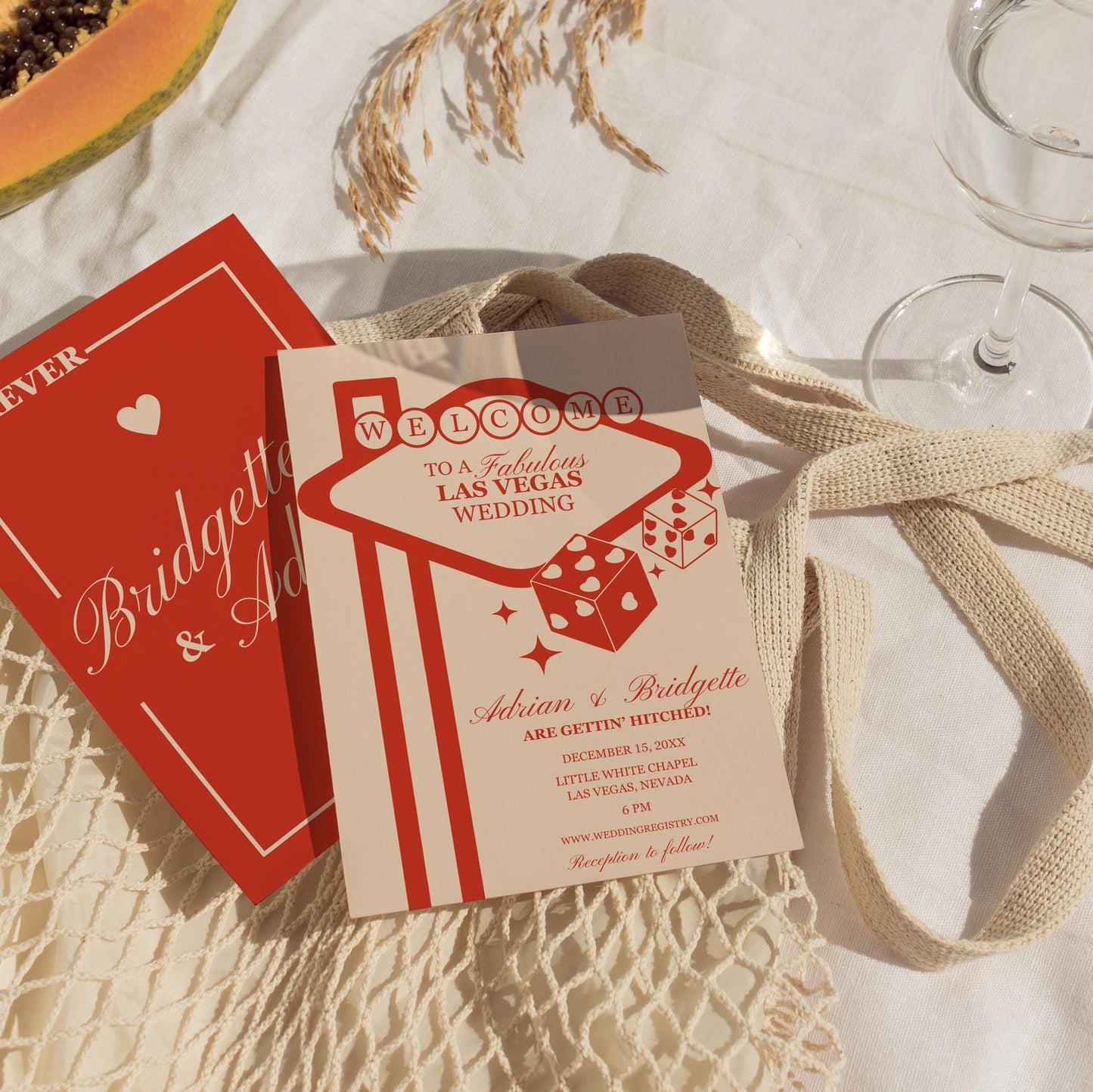 Las Vegas Wedding Invitation Lucky in Love Wedding Invite Playing Cards Wedding Invitation Template Vintage Wedding Stationery Perfect Match