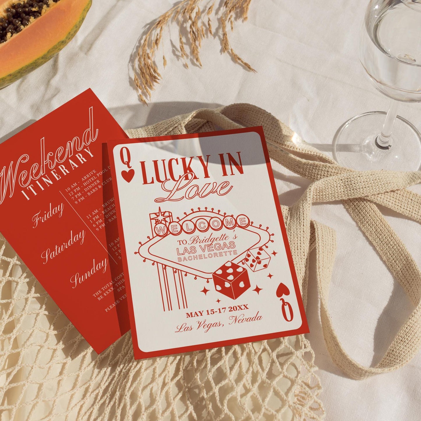 Lucky in Love Bachelorette Invitation Las Vegas Bachelorette Invite Playing Cards Bach Invitation Template Vintage Vegas Bachelorette Party