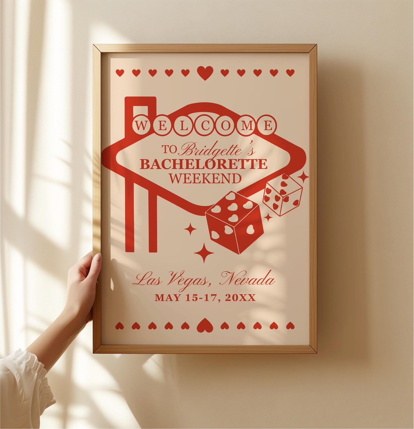 Lucky in Love Bachelorette Welcome Sign Las Vegas Bachelorette Sign Playing Cards Bachelorette Template Vintage Vegas Bachelorette Party