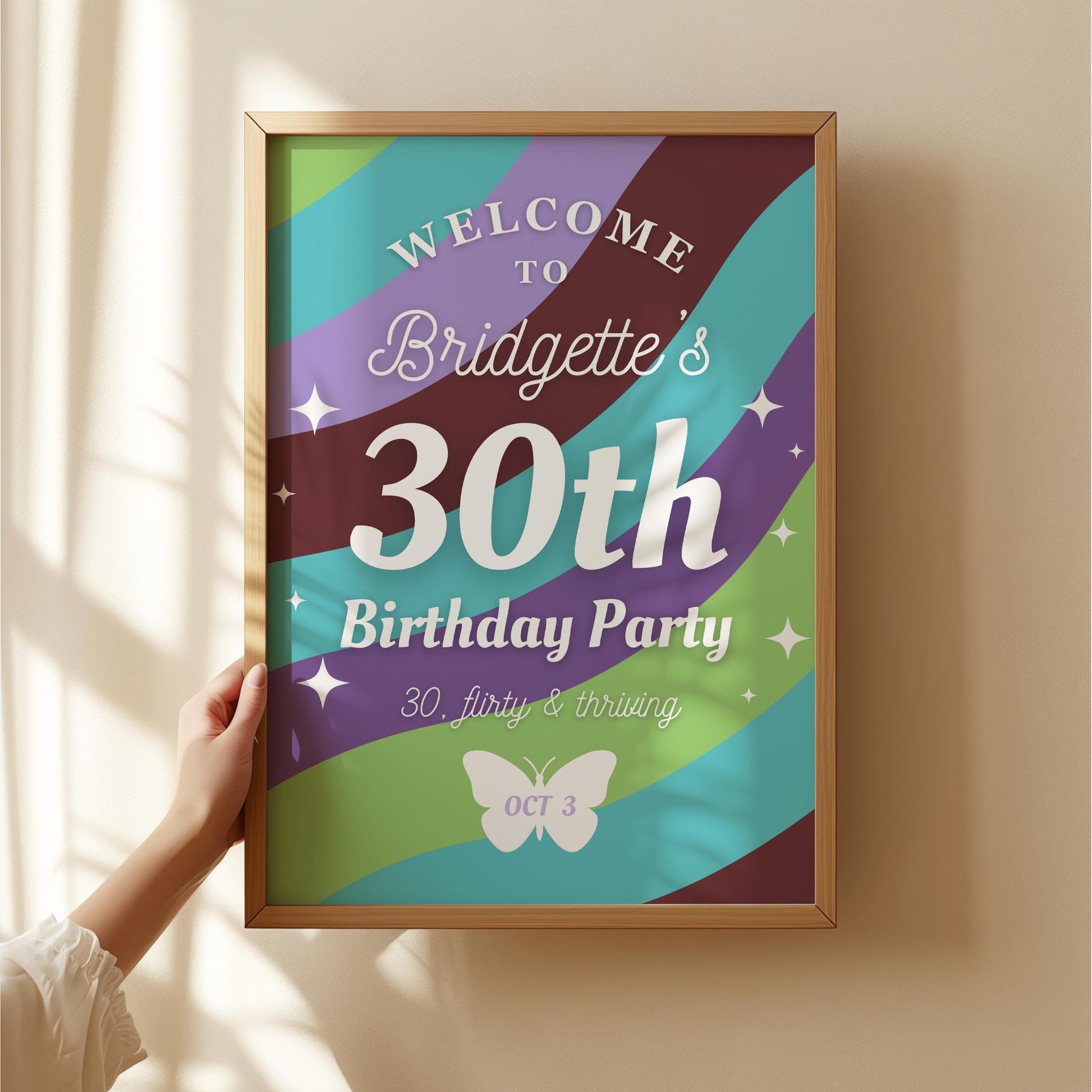 13 going on 30 Birthday Bundle 30th Birthday Invitation Template Thirty Flirty and Thriving 30th Birthday Invite Menu Place Cards Drink Menu