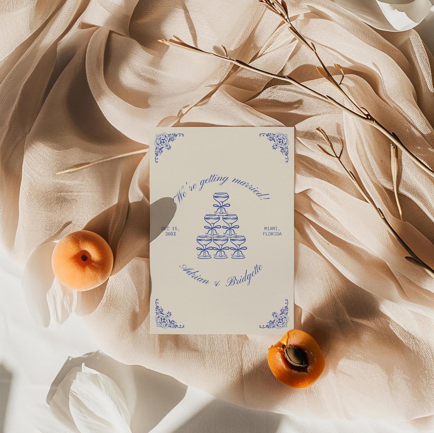 Colorful Wedding Invitation Template Hand Drawn Wedding Invitation Vintage Wedding Invitations Artsy Wedding Invitation Stationery Whimsical