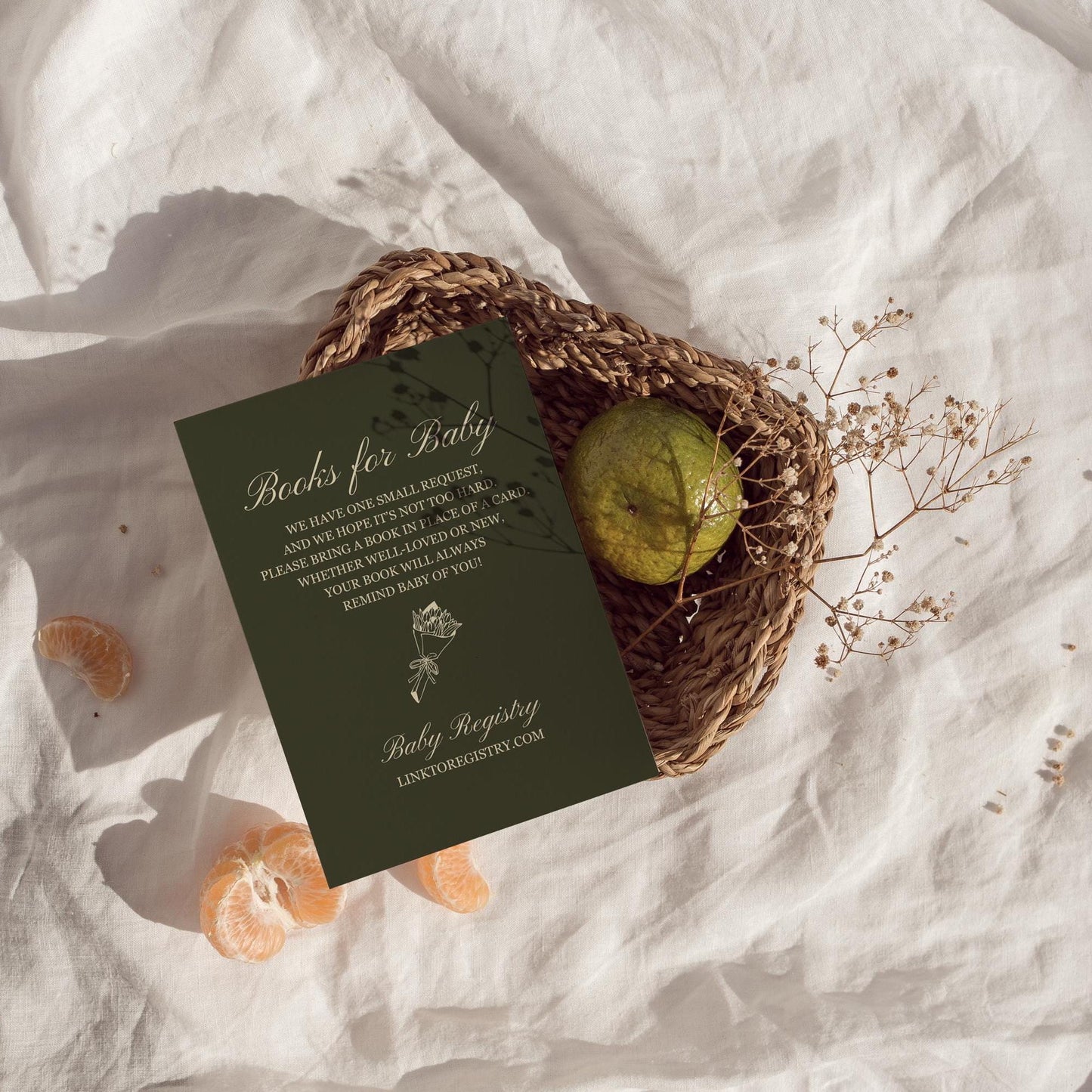 Baby in Bloom Baby Shower Invite Template Locally Grown Baby Shower Farmers Market Baby Sprinkle Whimsical Doodles Hand Drawn Baby Shower