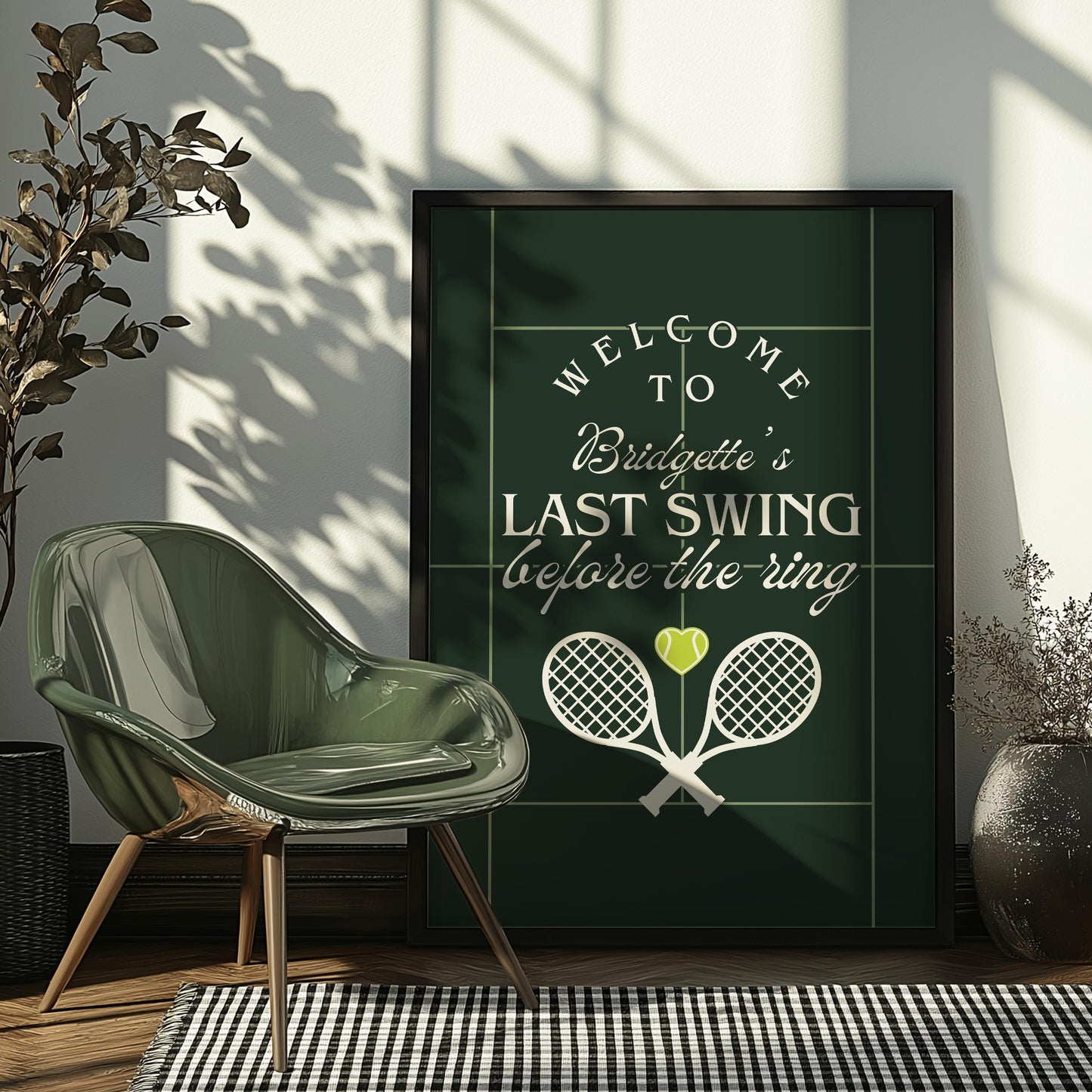 Tennis Bridal Shower Bundle Templates Editable Invitation Bridal Shower Games Classy Country Club Bridal Shower Decor Custom Welcome Sign