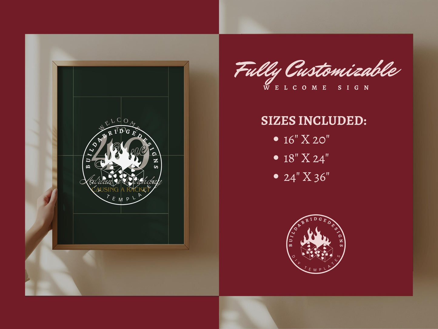 40 Love Tennis Birthday 40th Birthday Party 40-Love Theme Tennis Tournament Causing A Racket Birthday Party Signage Varsity Core Old Money