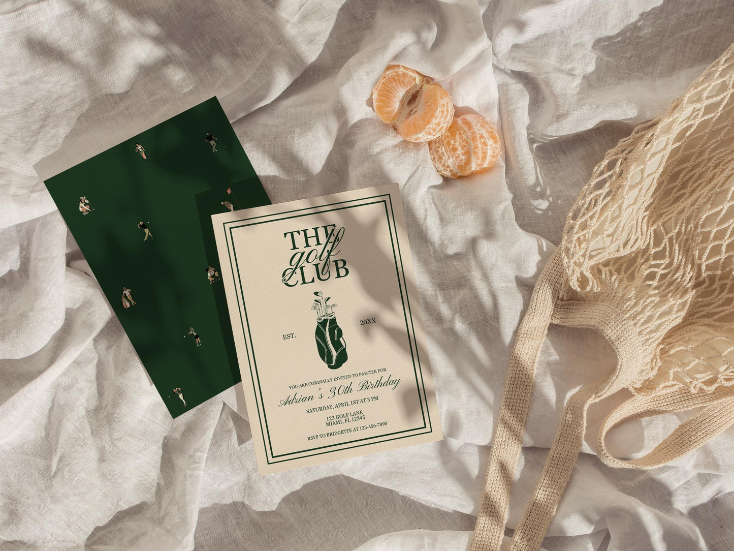 Golf Birthday Invitation Template Masters Viewing Party Digital Template Let's Par-tee Golf Party Theme Vintage Golf Birthday Party Invite