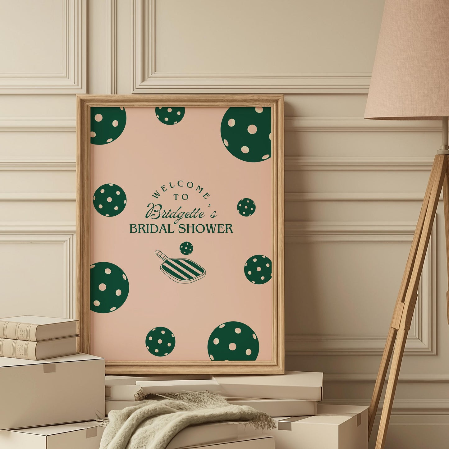 Pickleball Party Welcome Sign Template Pickleball Social Club Pickleball Birthday Party Pickleball Bridal Shower Sign Preppy Varsity Core