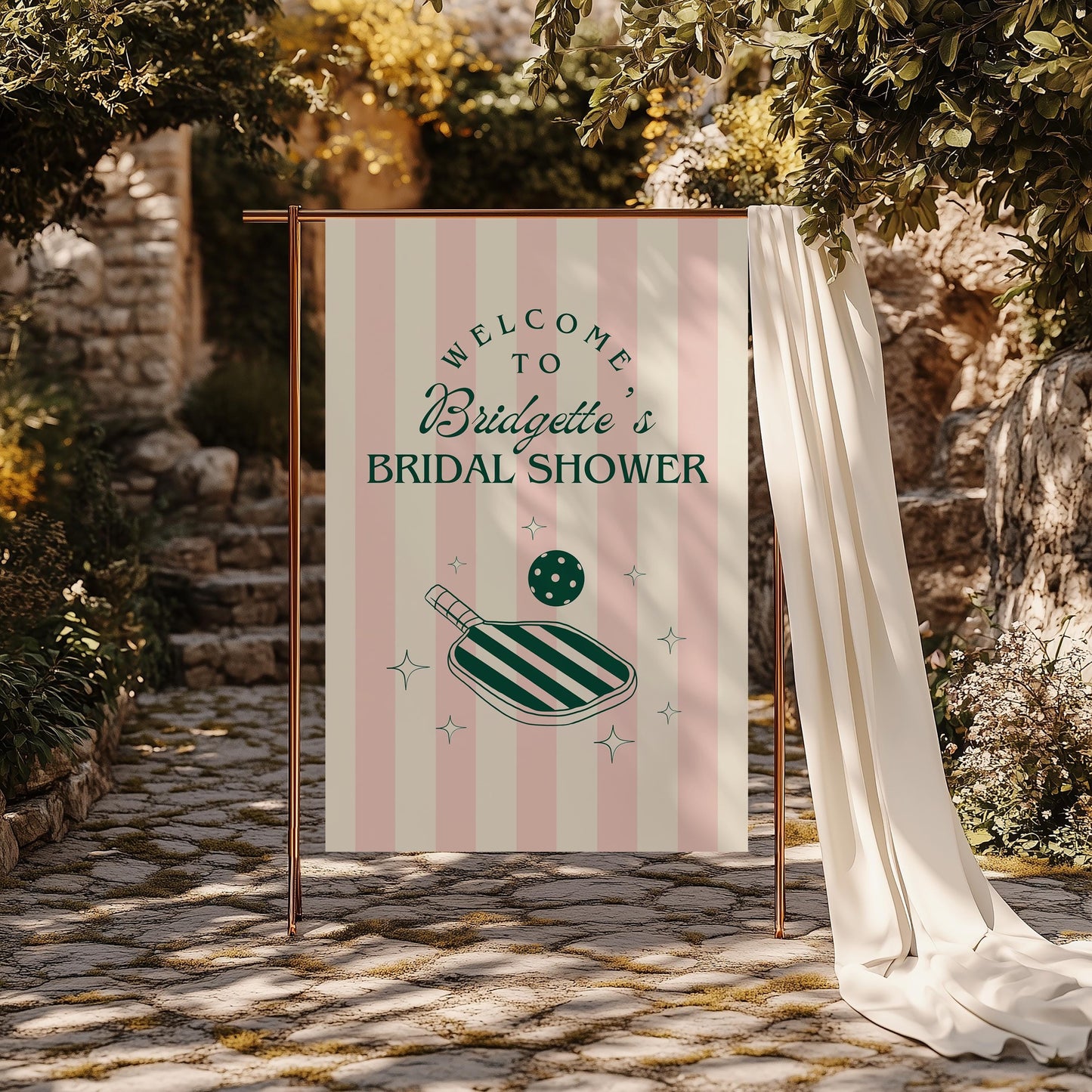 Pickleball Party Welcome Sign Template Pickleball Social Club Pickleball Birthday Party Pickleball Bridal Shower Sign Preppy Varsity Core