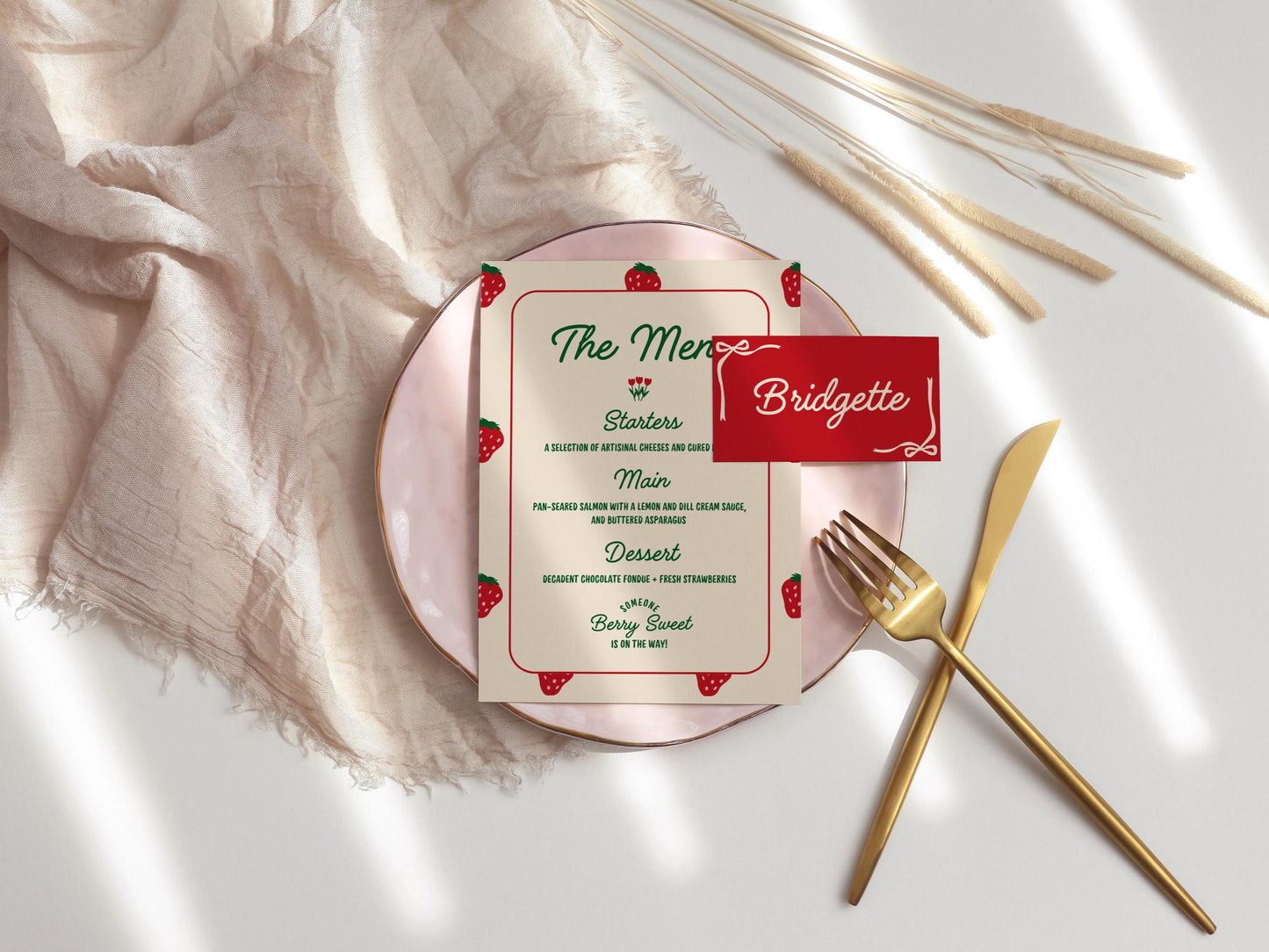 Berry Sweet Baby Shower Invitation Bundle Templates Strawberry Farmers Market Baby Shower Sign Locally Grown Baby Shower Invitation Template