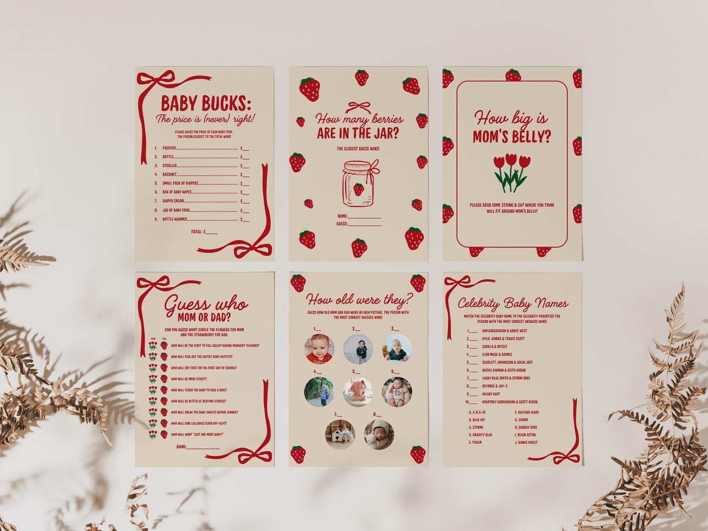 Berry Sweet Baby Shower Invitation Bundle Templates Strawberry Farmers Market Baby Shower Sign Locally Grown Baby Shower Invitation Template
