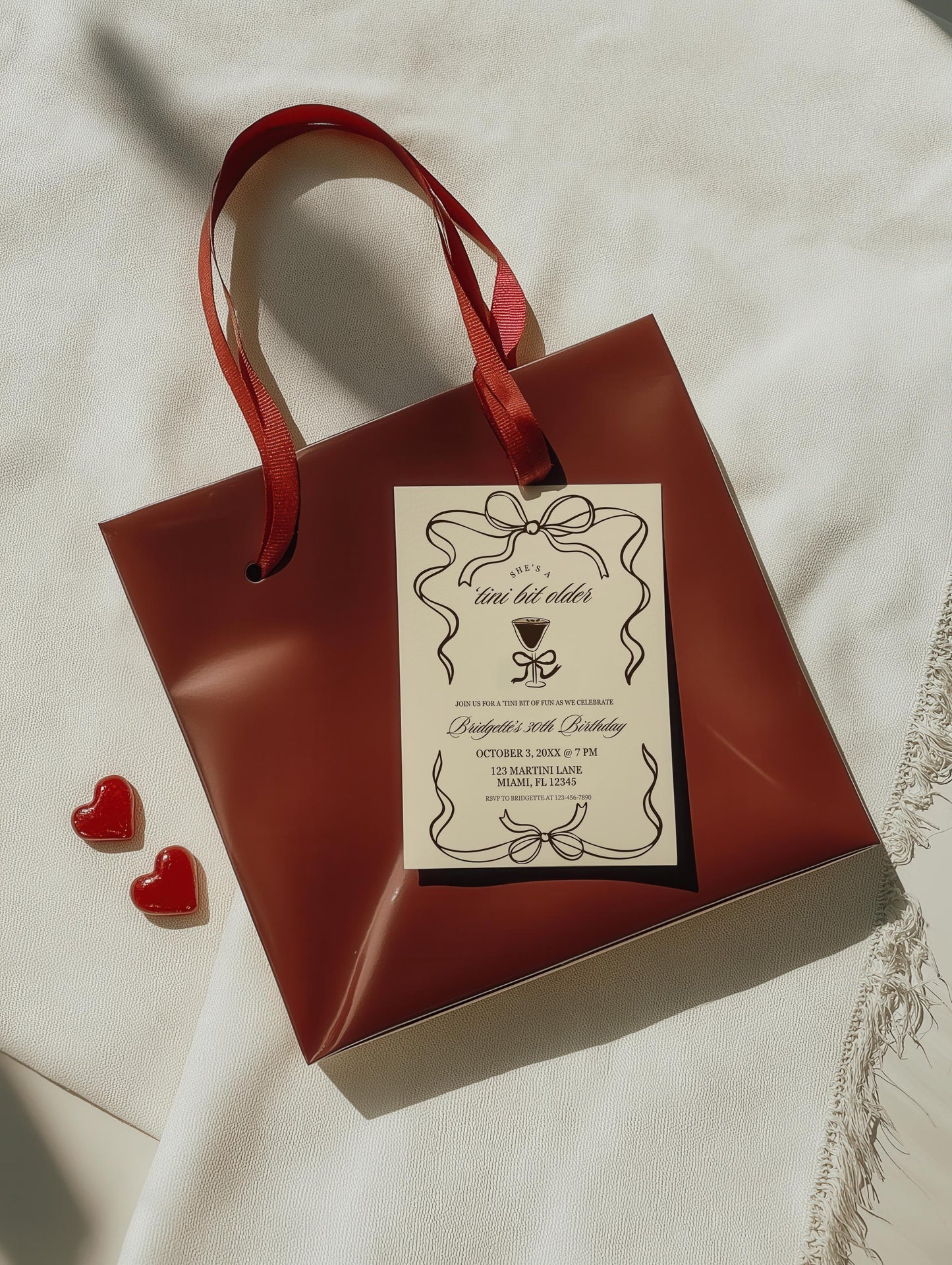 Tini Bit Older 30th Birthday Invitation Template Espresso Martini Theme Party Invite Editable Hand Drawn Martini Any Age Birthday Invite