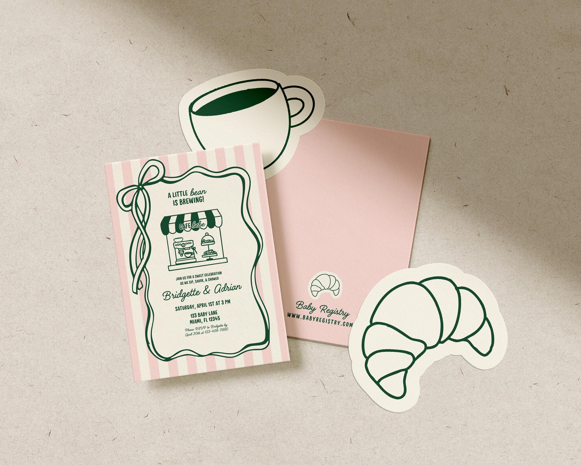 Cafe Bebe Baby Shower Invite Template Baby is Brewing Baby Shower Coffee Baby Shower Hand Drawn Coffee Shop Invitation Editable Template