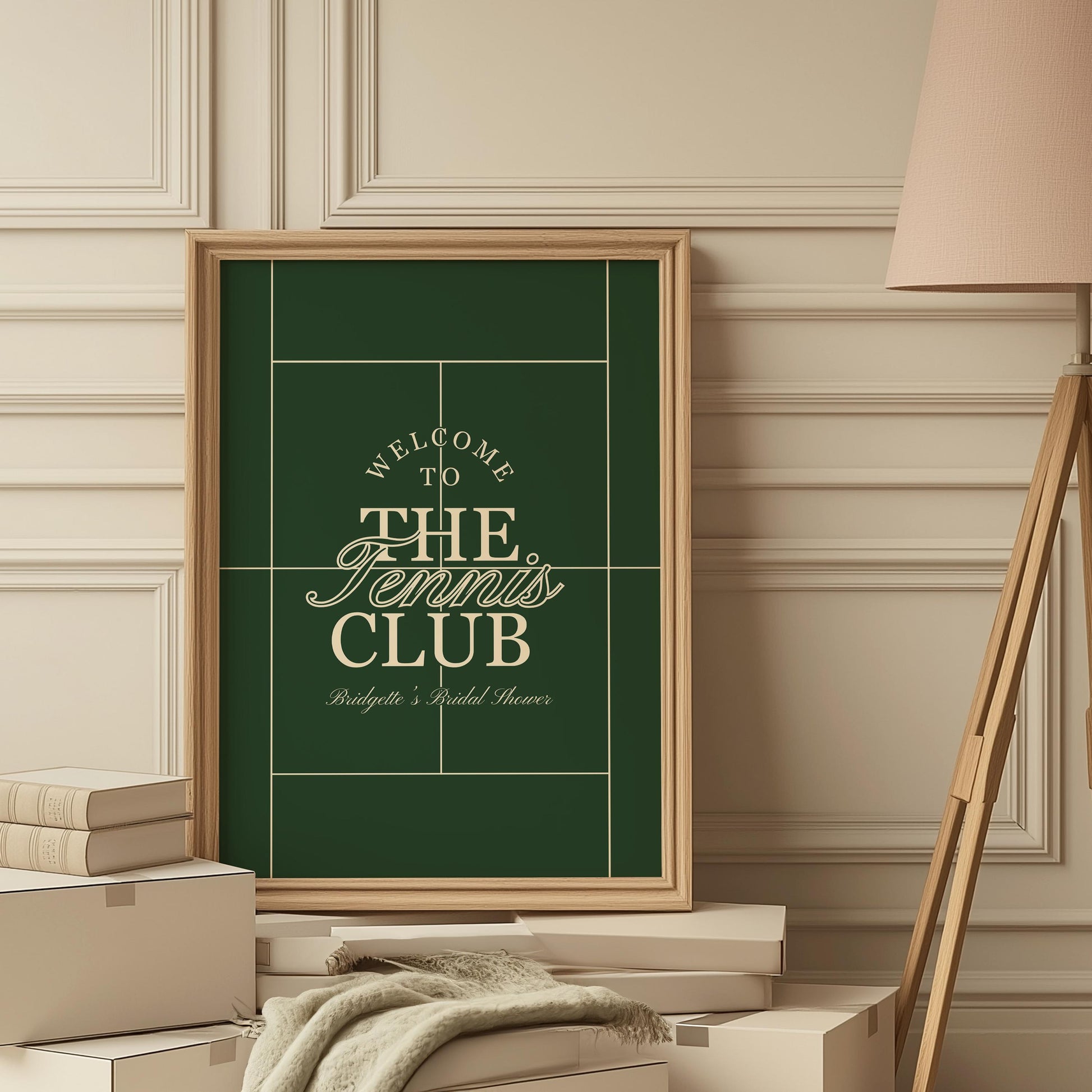 Tennis Club Welcome Sign Template Editable Country Club Welcome Sign Digital Template Old Money Tennis Theme Vintage Tennis Birthday Party
