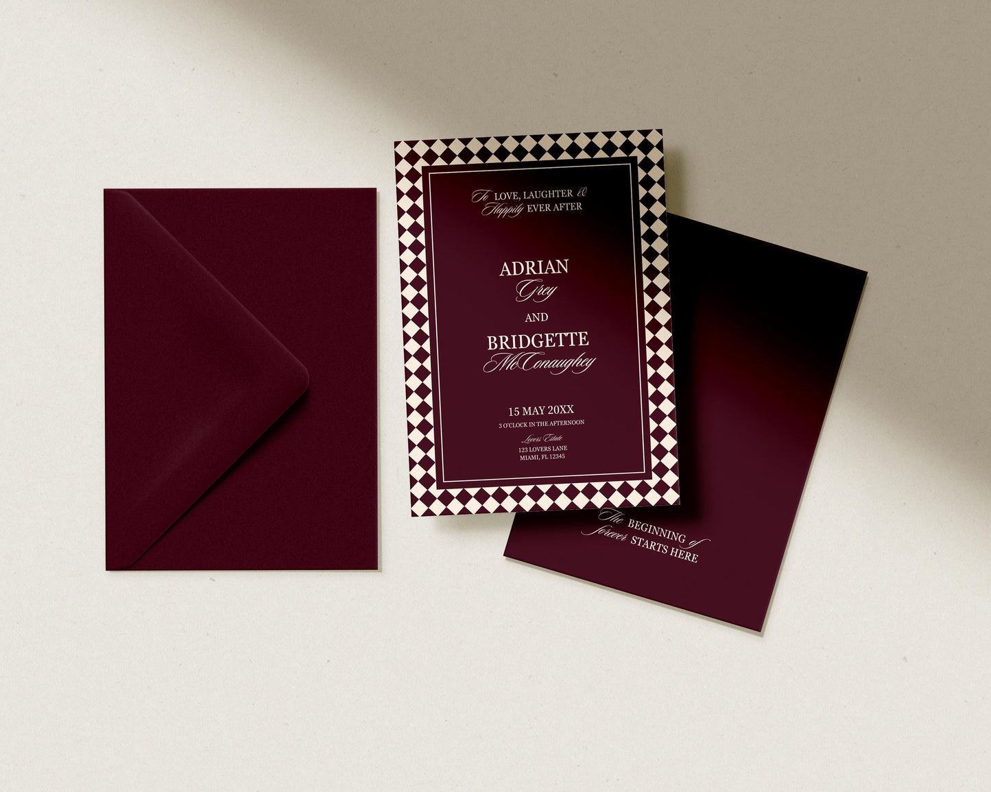 Modern Wedding Invitation Suite Digital Template Editable Mediterranean Wedding Design Vintage Wedding Invite Old Money Aesthetic Modern