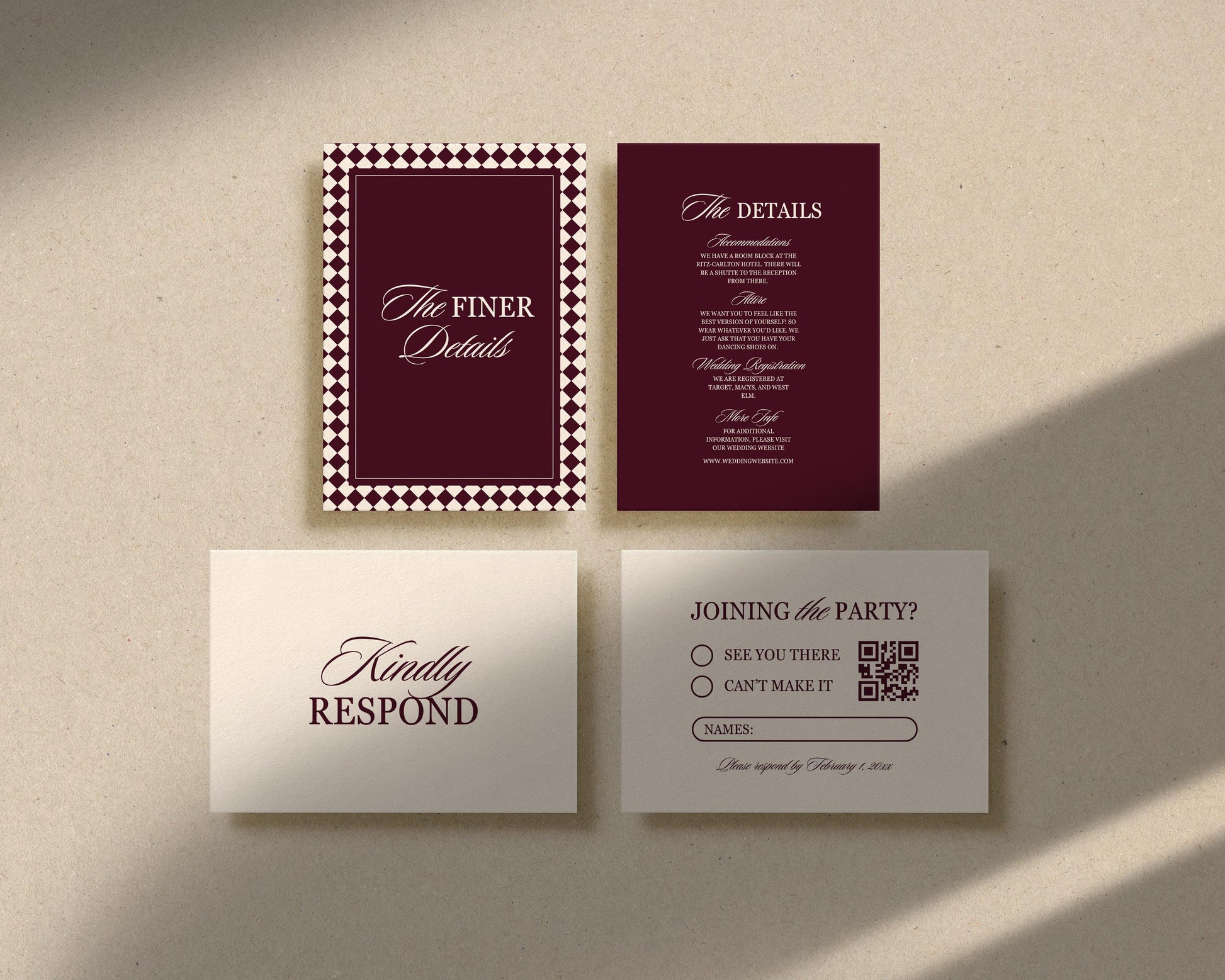 Modern Wedding Invitation Suite Digital Template Editable Mediterranean Wedding Design Vintage Wedding Invite Old Money Aesthetic Modern