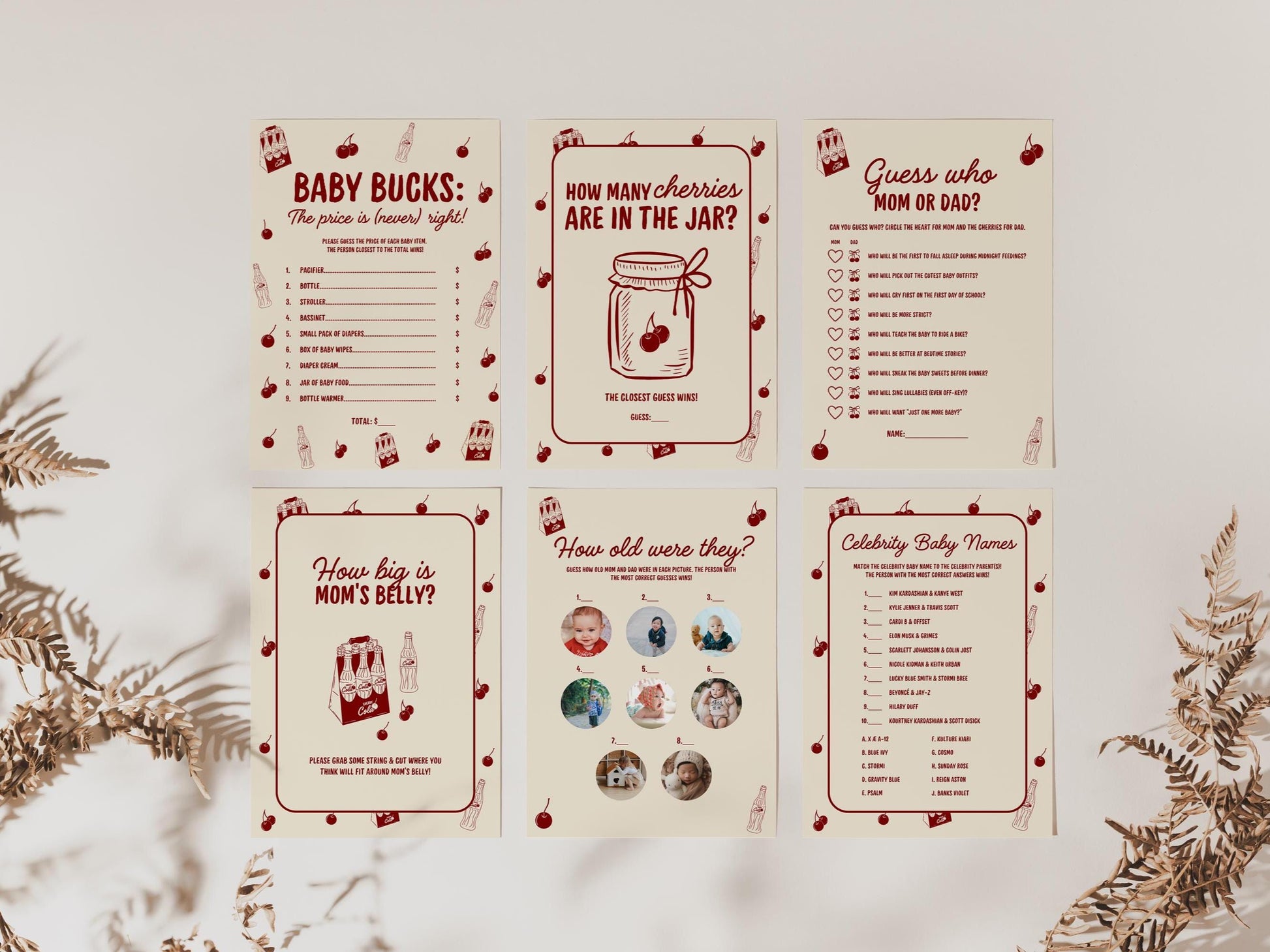 She's Ready to Pop Baby Shower Invitation Template 50s Style Soda Pop Invite Gender Neutral Baby Shower Games Template Welcome Sign Menu