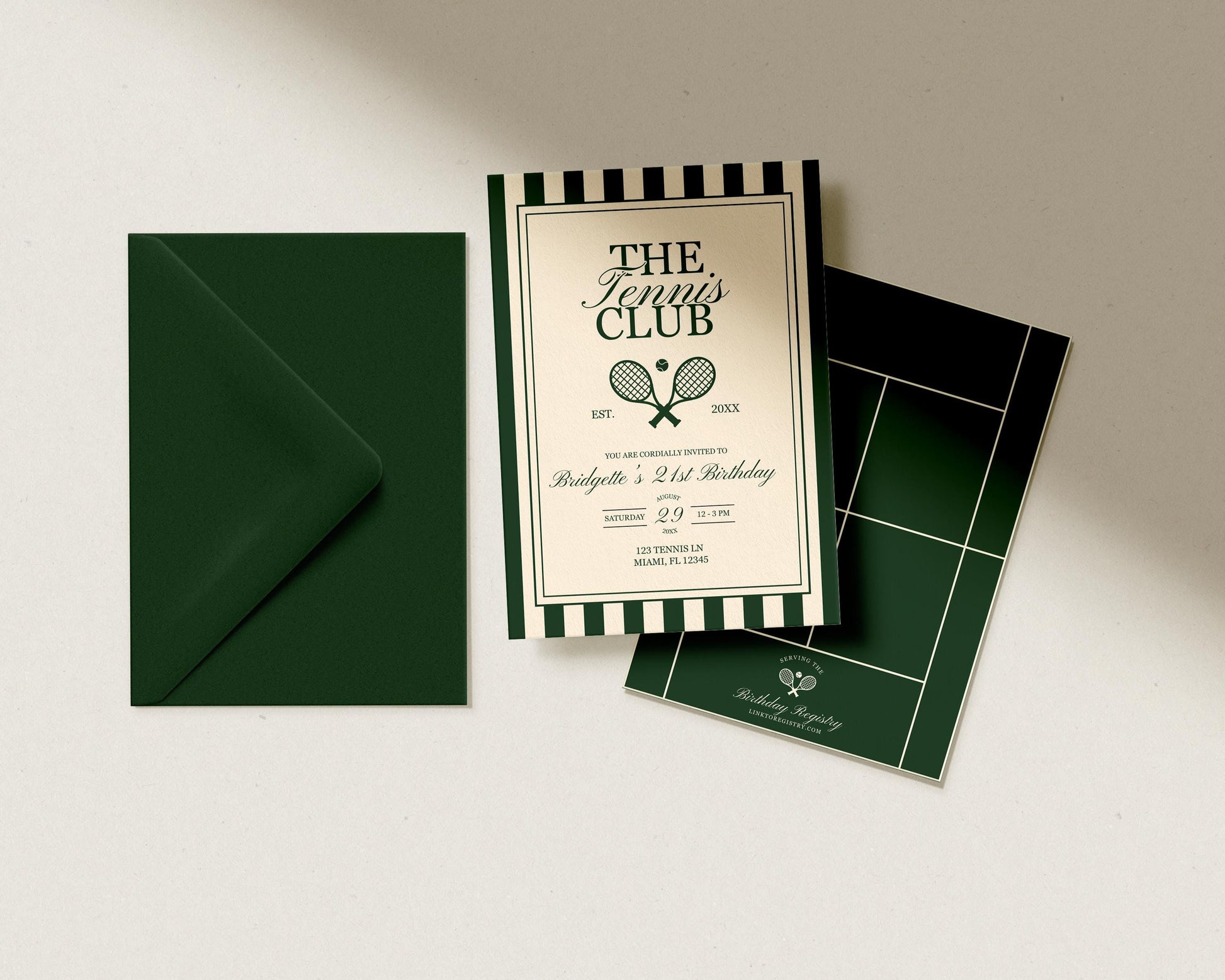 Tennis Birthday Invitation Template Editable Tennis Club Digital Template Country Club Theme Vintage Tennis Birthday Party Invite Old Money