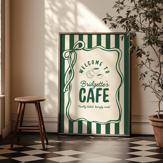 Home Cafe Birthday Welcome Sign Template Coffee Shop Birthday Sign Cozy Coffee Shop Birthday Party is Brewing Birthday Party Editable Sign