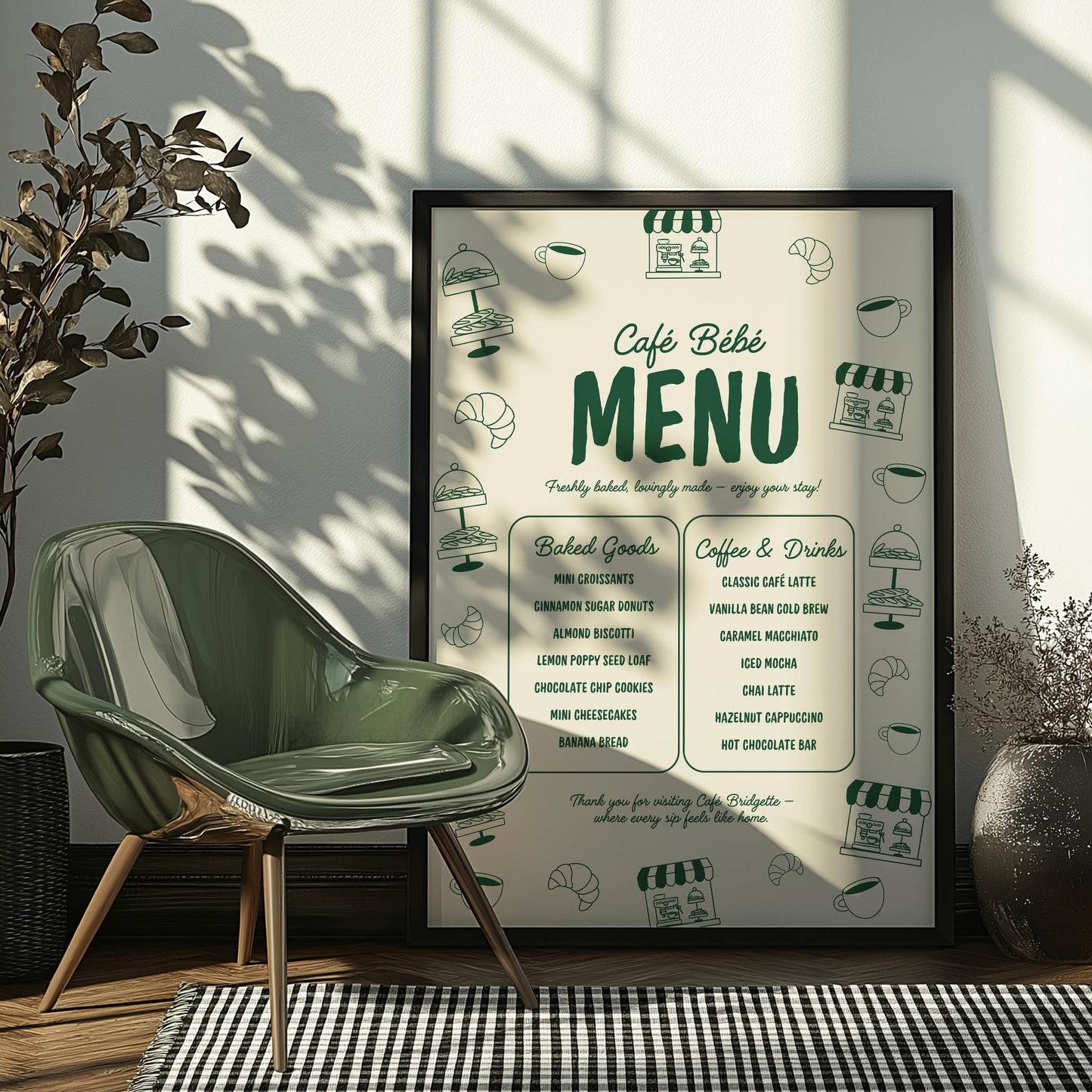 Cafe Bebe Baby Shower Bundle Templates Editable Coffee Shop Baby Shower Invitation Diaper Raffle Baby Is Brewing Home Cafe Baby Shower Games
