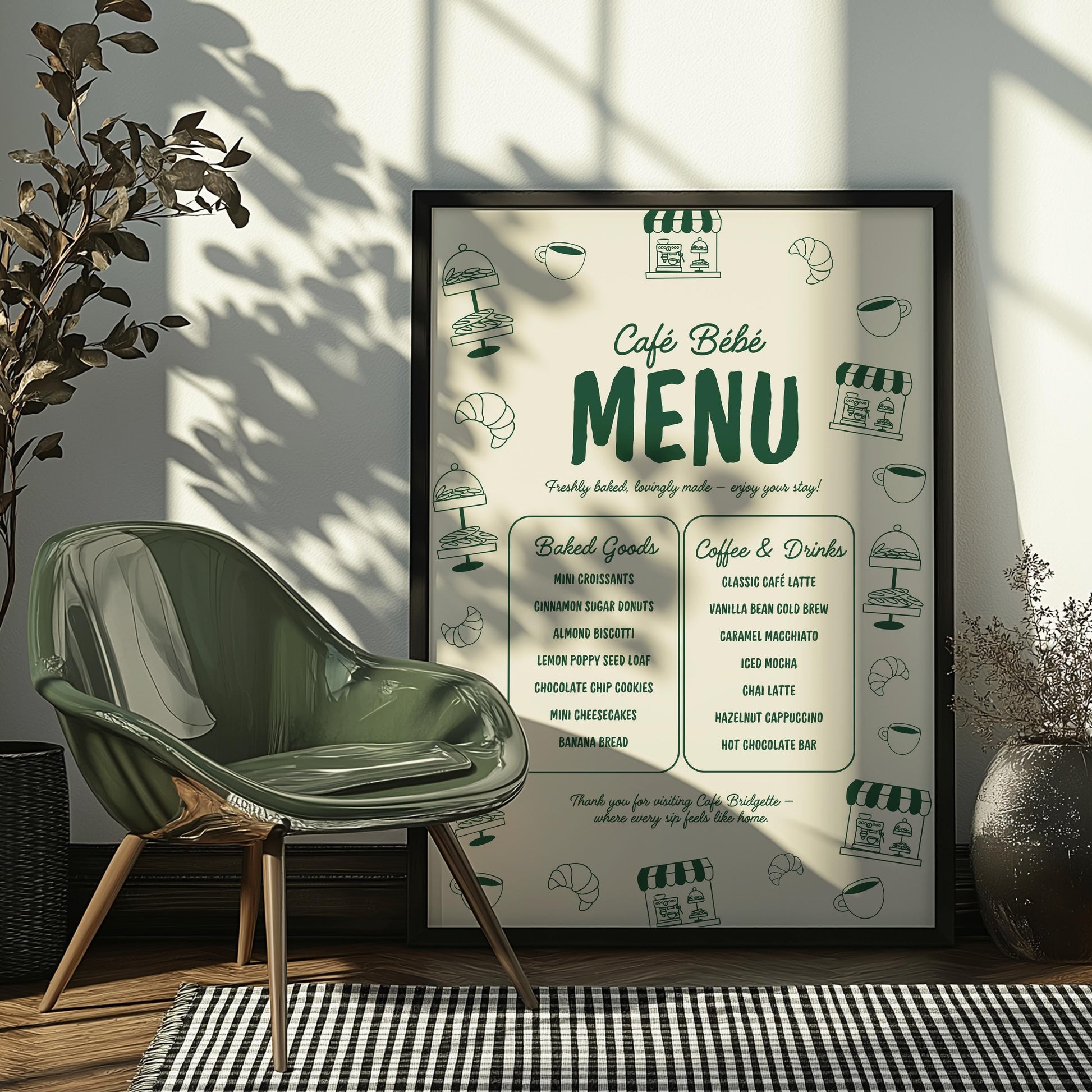 Cafe Bebe Baby Shower Bundle Templates Editable Coffee Shop Baby Shower Invitation Diaper Raffle Baby Is Brewing Home Cafe Baby Shower Games