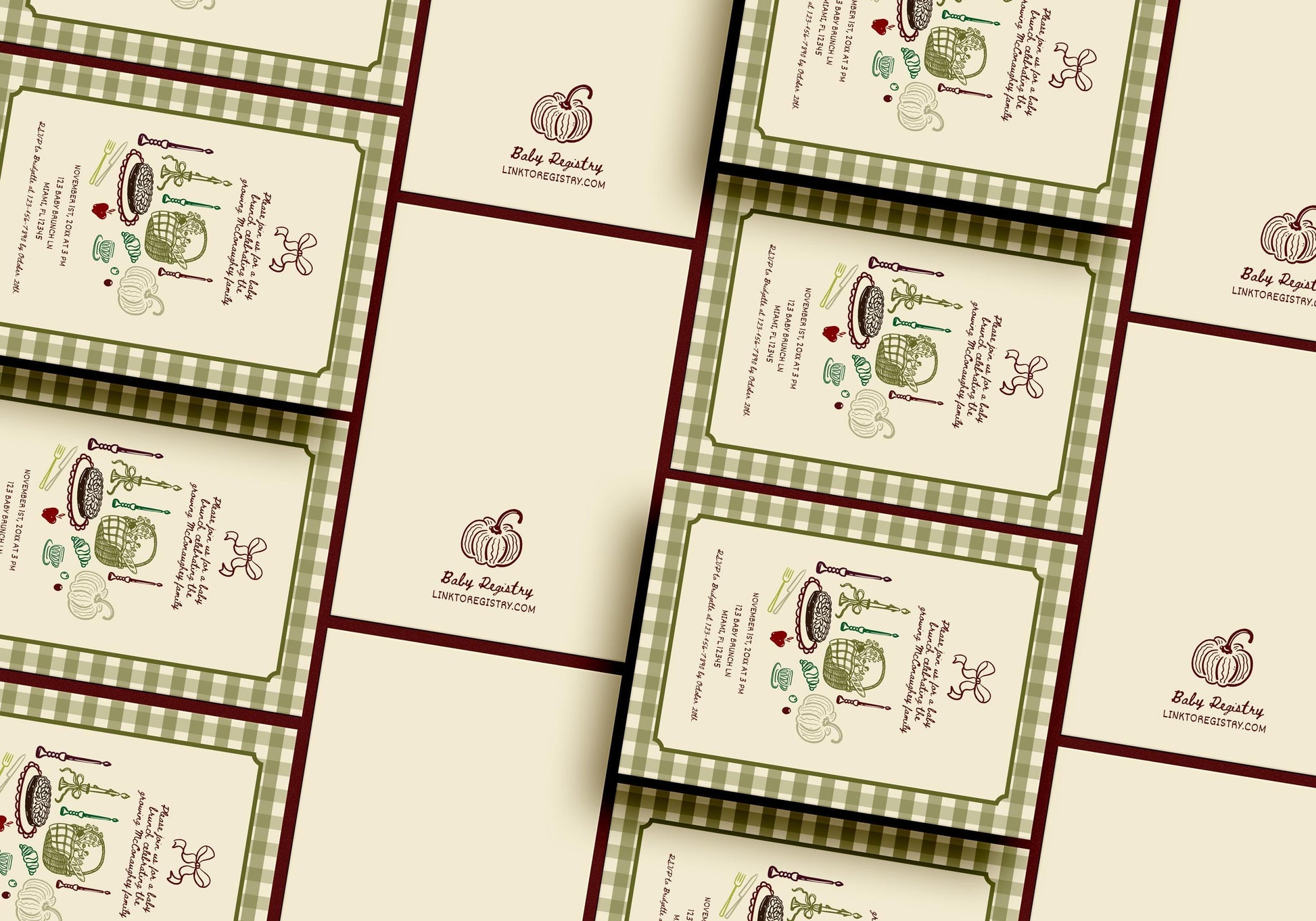Fall Baby Brunch Invitation Template Coquette Garden Party Baby Shower Invite Editable Hand Drawn Baby Brunch Fall Locally Grown Baby Shower