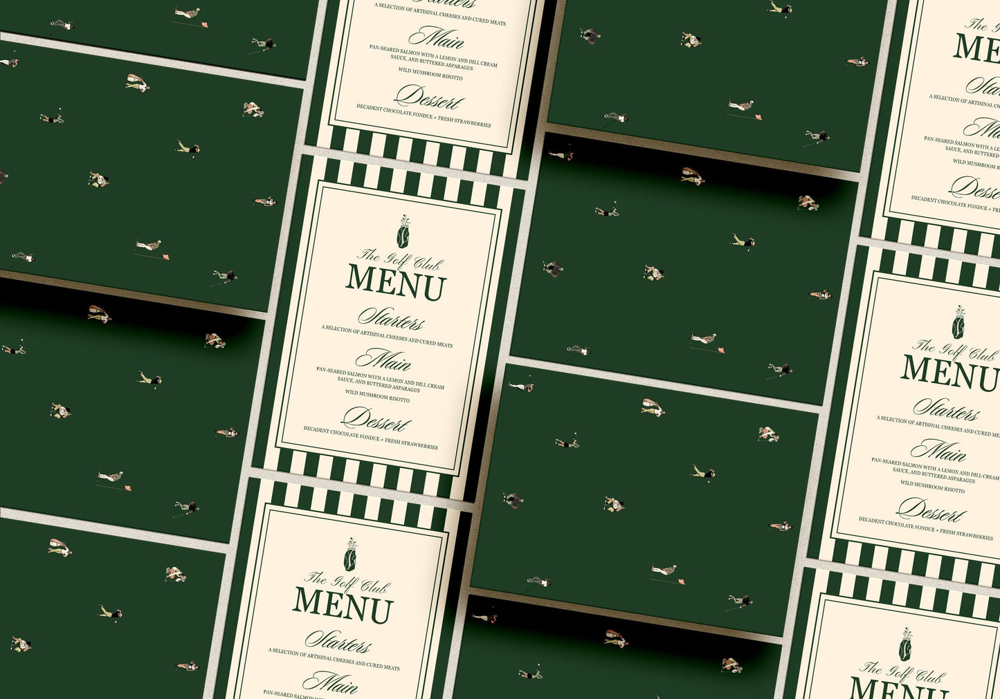 Vintage Golf Birthday Invitation Template: Let's Par-Tee Country Club Theme (5x7 Digital Download)