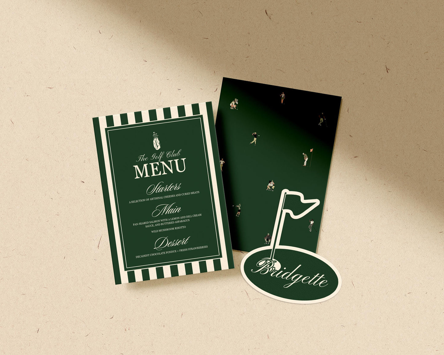 Vintage Golf Birthday Invitation Template: Let's Par-Tee Country Club Theme (5x7 Digital Download)