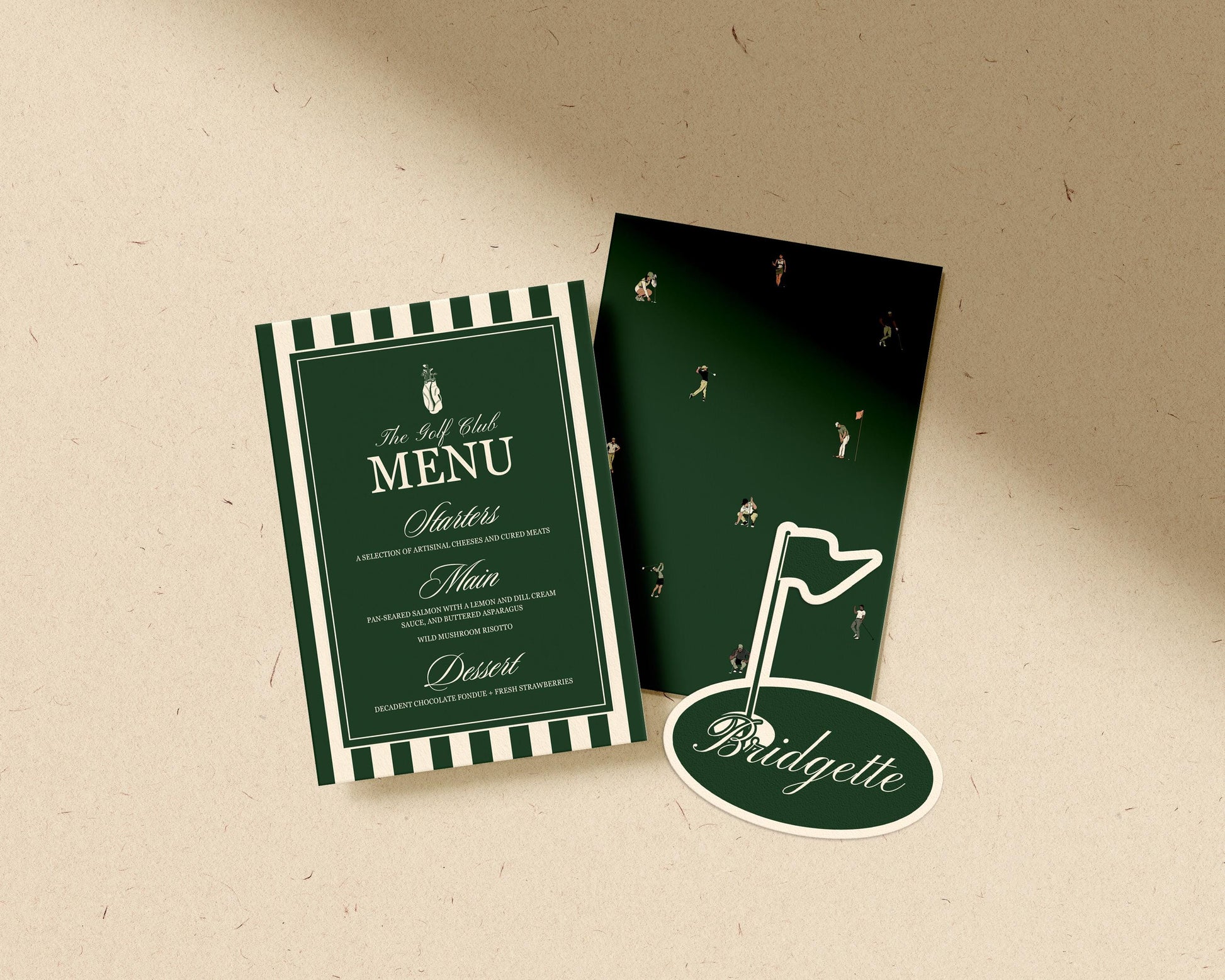 Vintage Golf Birthday Invitation Template: Let's Par-Tee Country Club Theme (5x7 Digital Download)