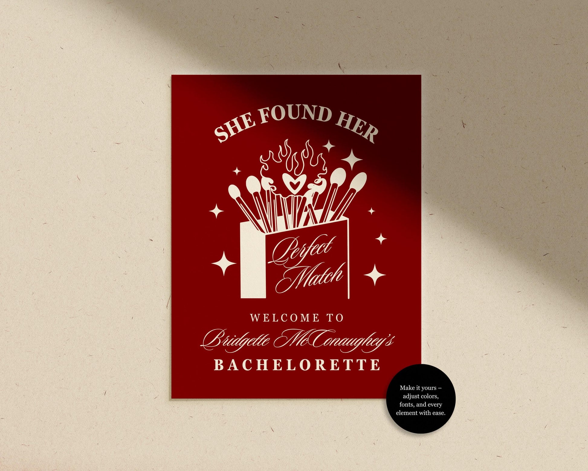 Perfect Match Bachelorette Welcome Sign Template Editable Perfect Match Bridal Shower Welcome Sign Romantic Engagement Party Welcome Sign