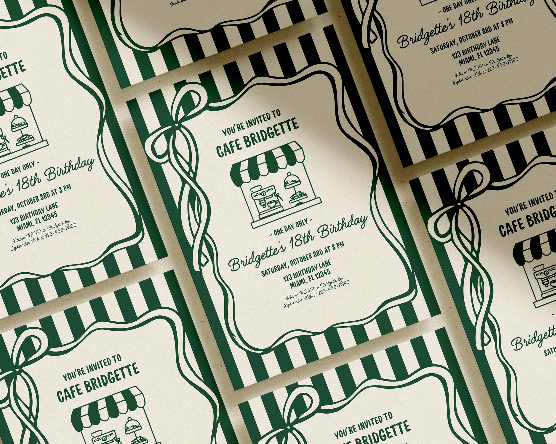 Cafe Birthday Invitation Template Editable Home Coffee Shop Party Invitation Coffee Birthday Party is Brewing Home Cafe Invitation Template