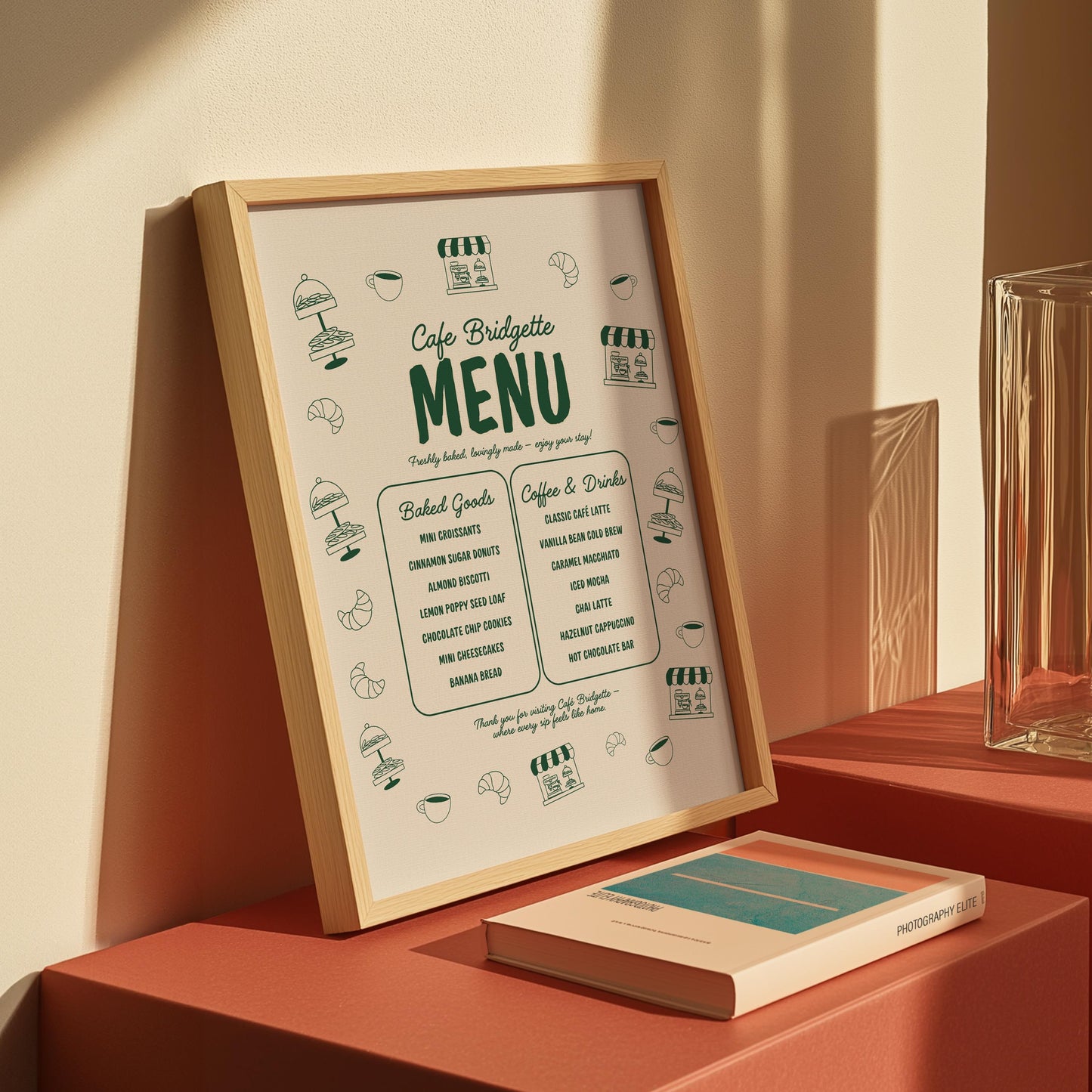 Cafe Menu Template Editable Home Coffee Shop Menu Coffee Birthday Party is Brewing Home Cafe Menu Customizable Template DIY Coffee Menu