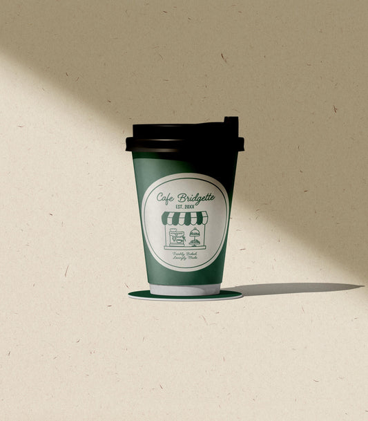 Coffee Paper Cup Sleeve Template Cafe Birthday Coffee Cup Template Editable Home Coffee Shop Party Decor Coffee Birthday Party is Brewing