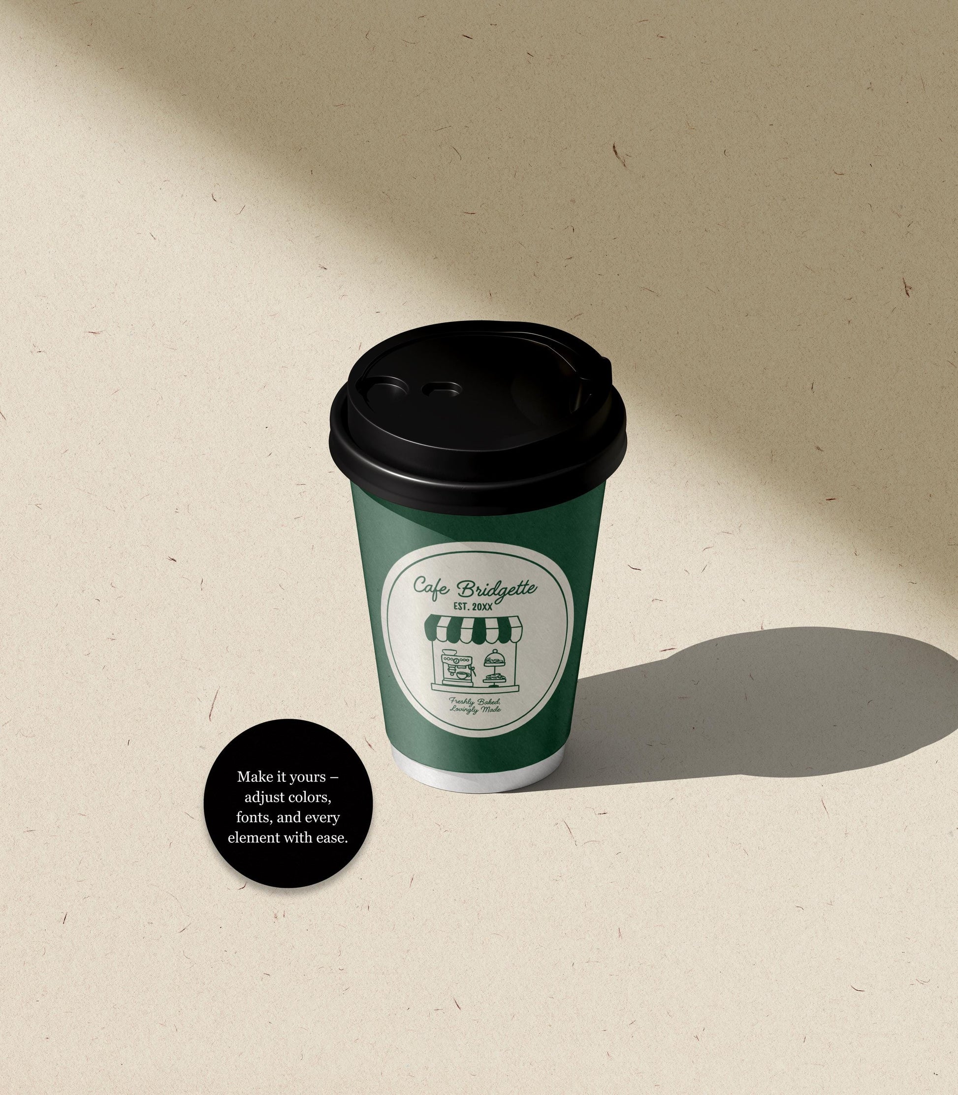Coffee Paper Cup Sleeve Template Cafe Birthday Coffee Cup Template Editable Home Coffee Shop Party Decor Coffee Birthday Party is Brewing