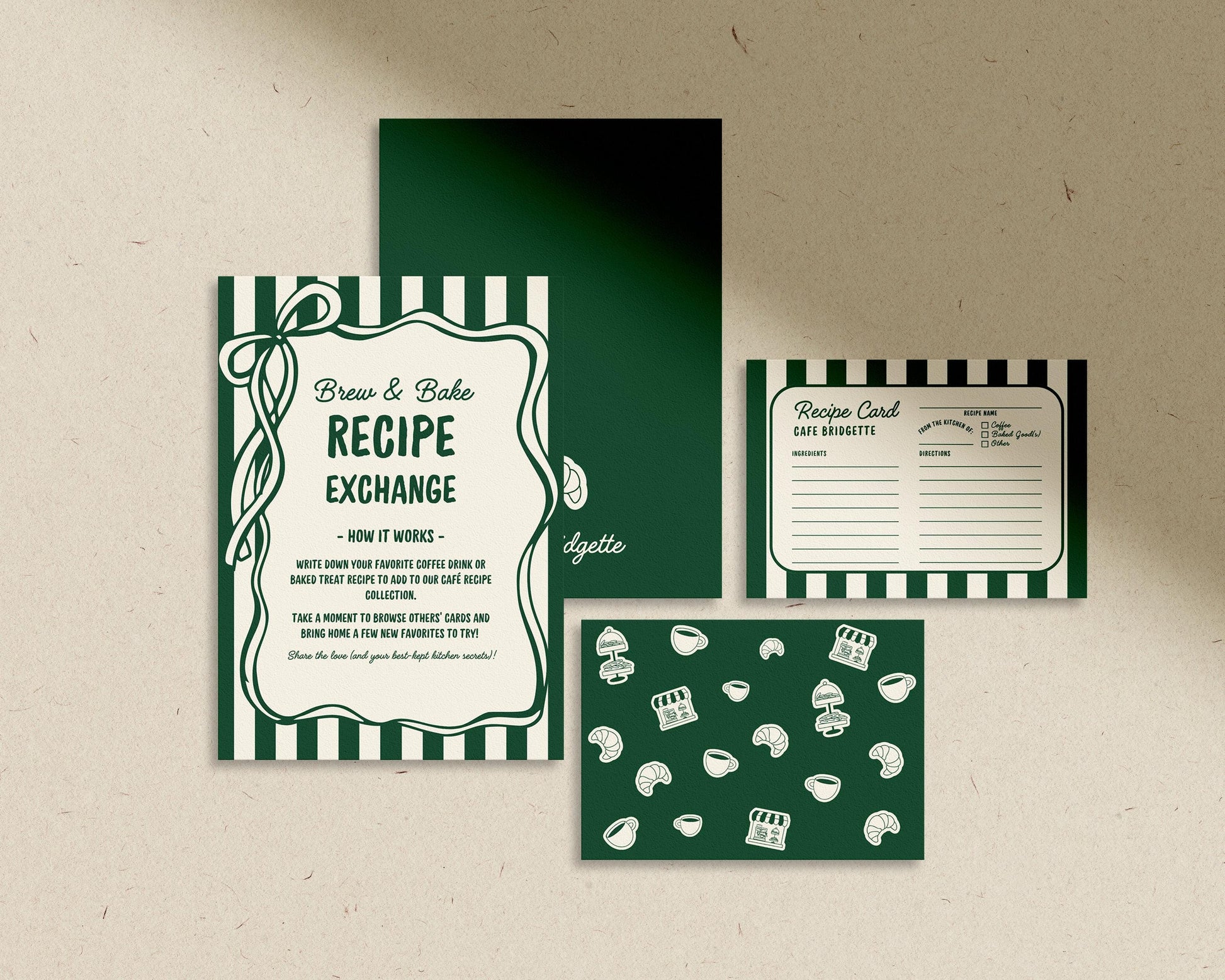 Cafe Bridal Shower Bundle Templates Editable Home Coffee Shop Invitation Coffee Bridal Shower Menu Love is Brewing Home Cafe Welcome Sign