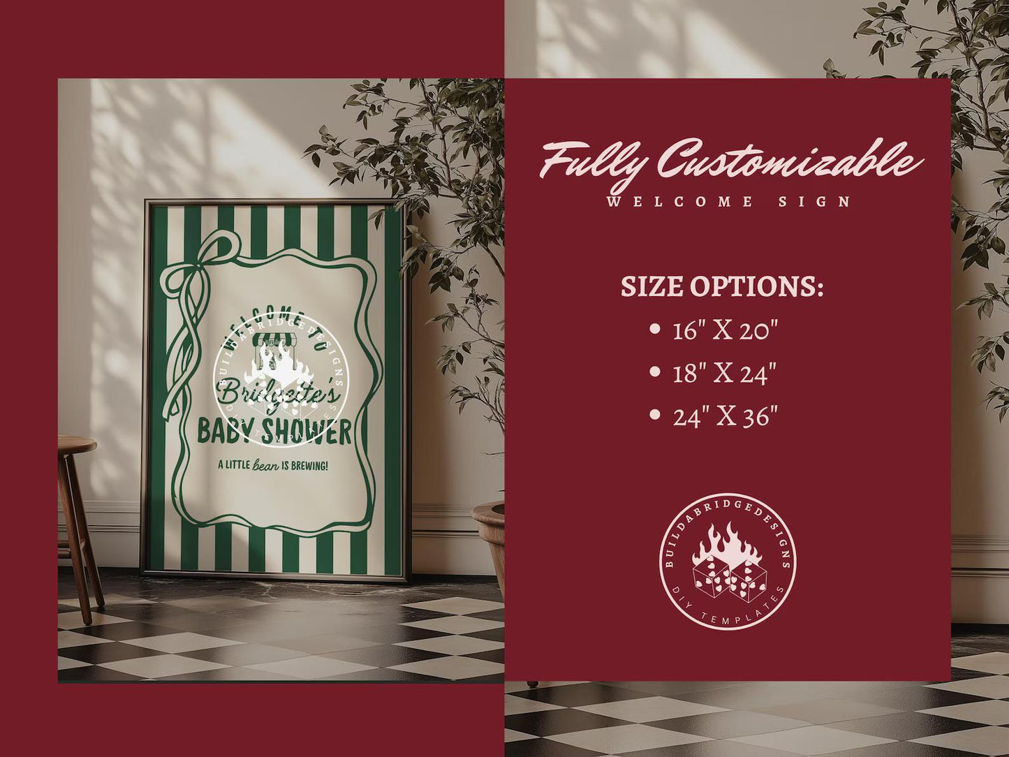 Cafe Bebe Baby Shower Bundle Templates Editable Coffee Shop Baby Shower Invitation Diaper Raffle Baby Is Brewing Home Cafe Baby Shower Games