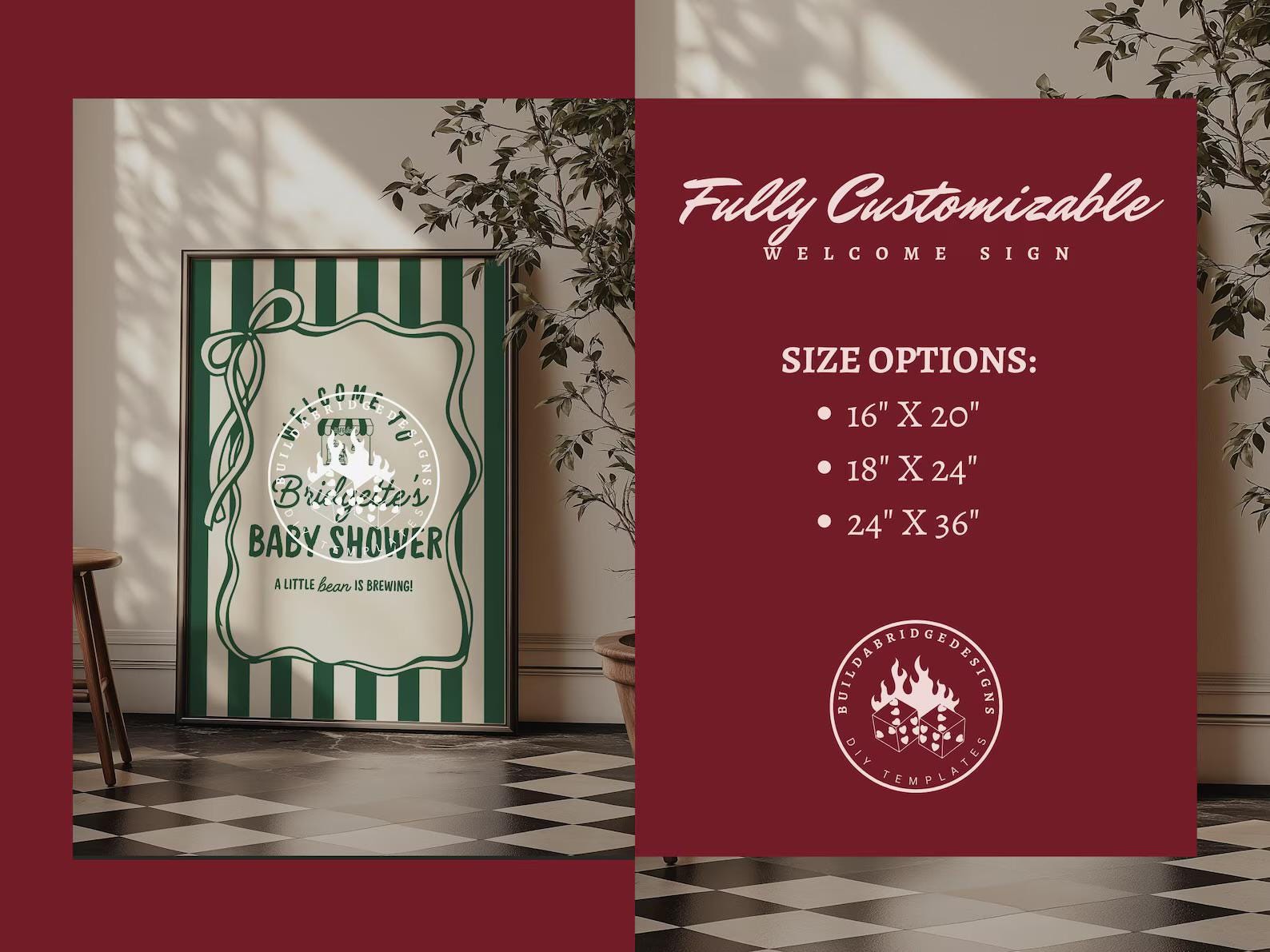 Cafe Bebe Baby Shower Bundle Templates Editable Coffee Shop Baby Shower Invitation Diaper Raffle Baby Is Brewing Home Cafe Baby Shower Games