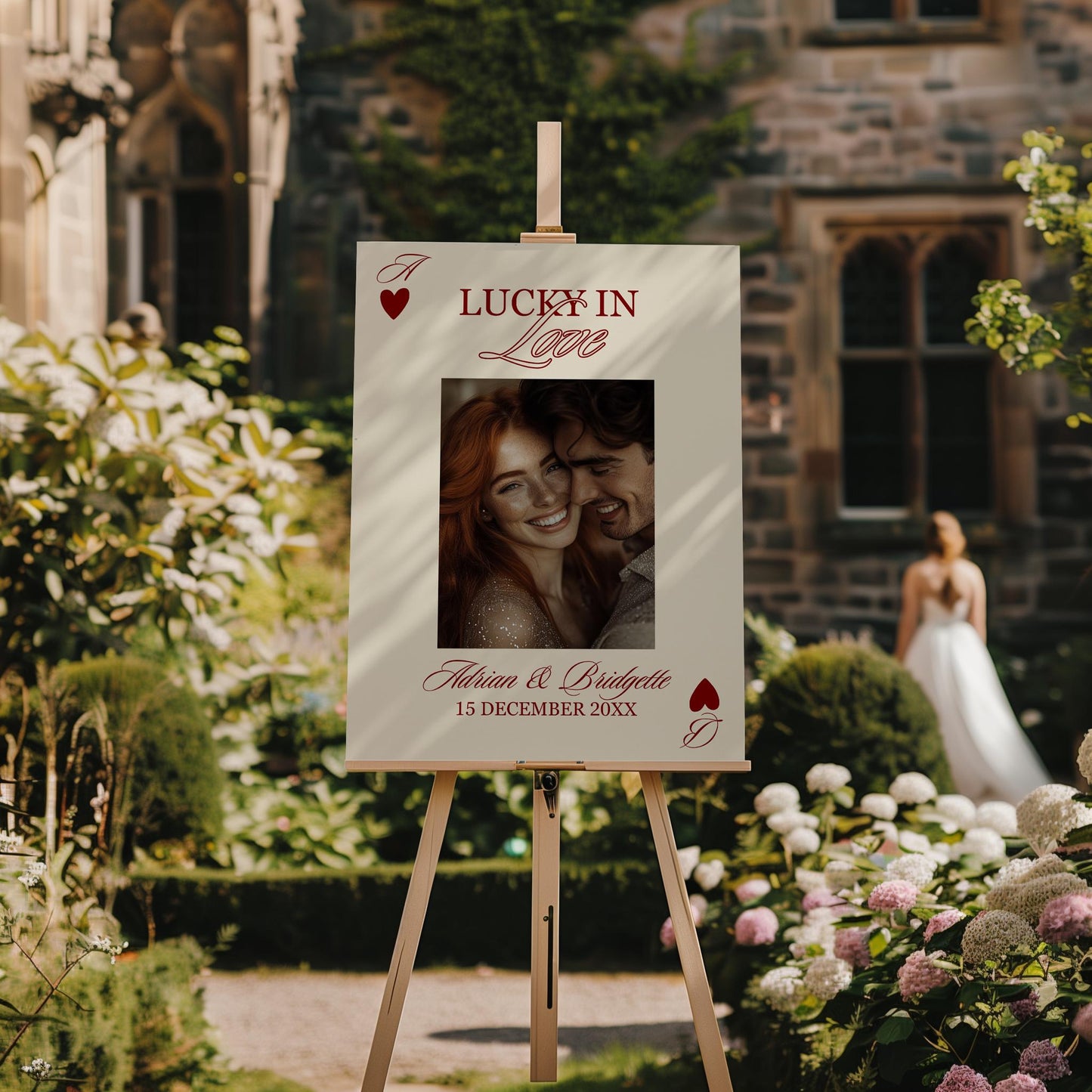 Vegas Wedding Bundle Templates Lucky in Love Wedding Invitation Playing Cards Vintage Vegas Wedding Invite Classy Save the Date Template