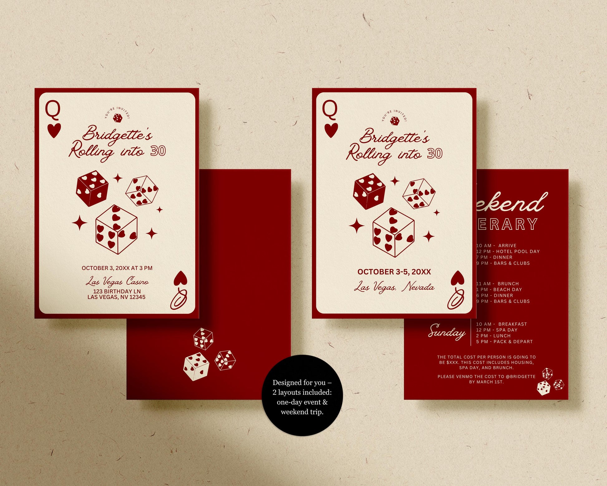 Casino Birthday Invitation Template Lucky in Life Vegas Birthday Rolling into Age Birthday Retro Vegas Birthday Vegas Birthday Weekend Trip