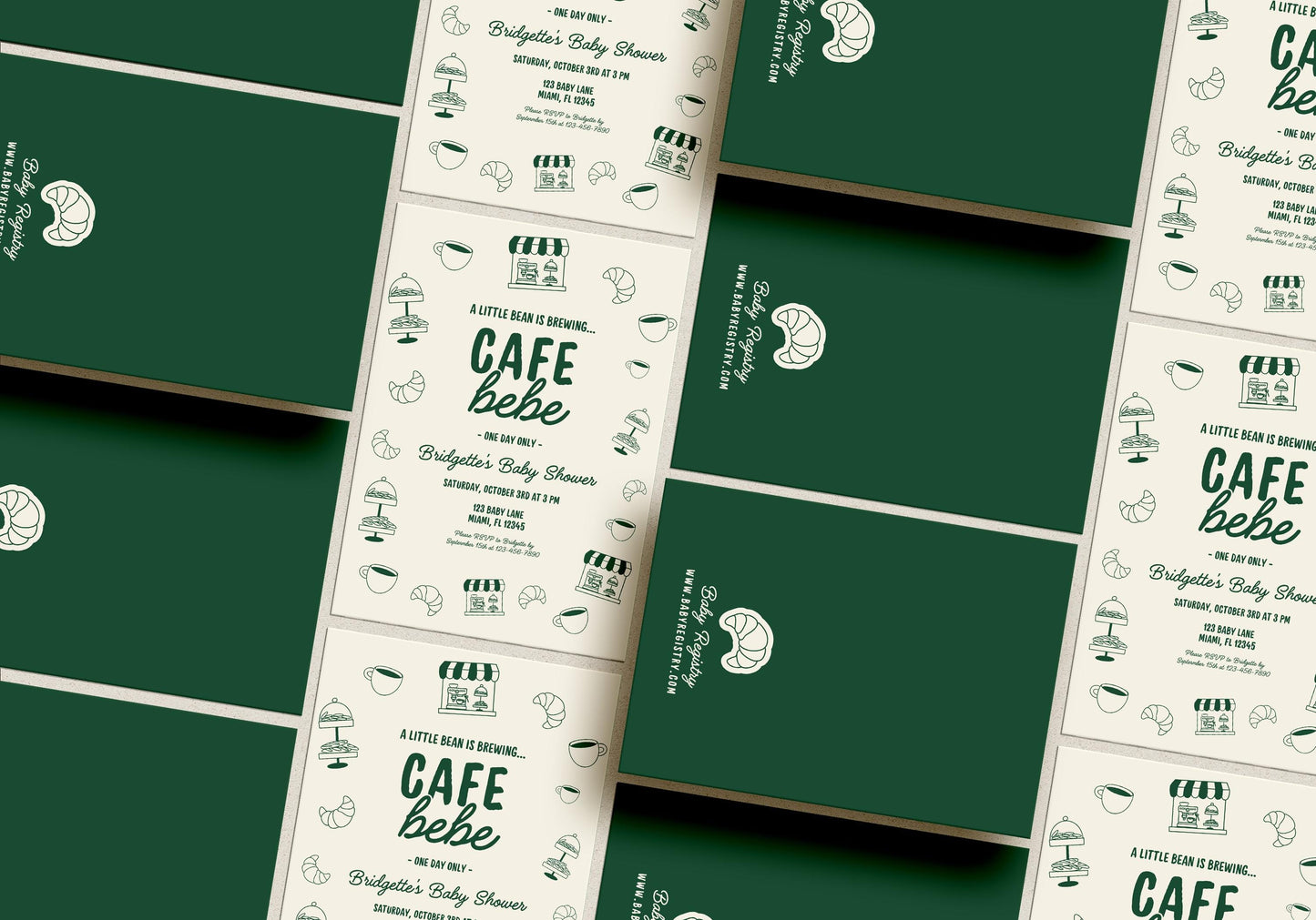 Cafe Bebe Baby Shower Invitation Template Coffee Shop Baby Shower Coffee Baby Sprinkle Diaper Raffle Coffee Books for Baby Baby Is Brewing