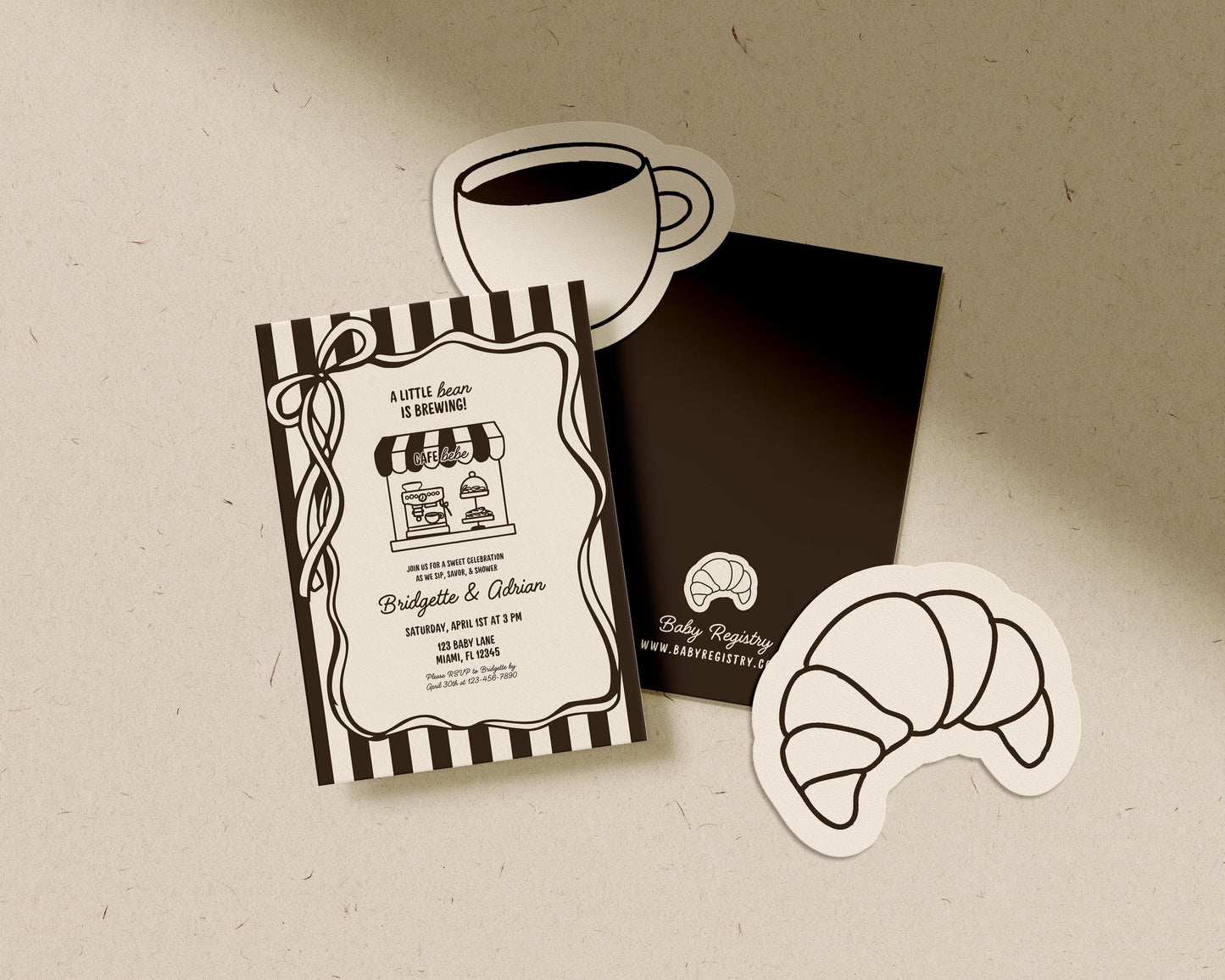 Cafe Bebe Baby Shower Invitation Template Coffee Shop Baby Shower Coffee Baby Sprinkle Diaper Raffle Coffee Books for Baby Baby Is Brewing