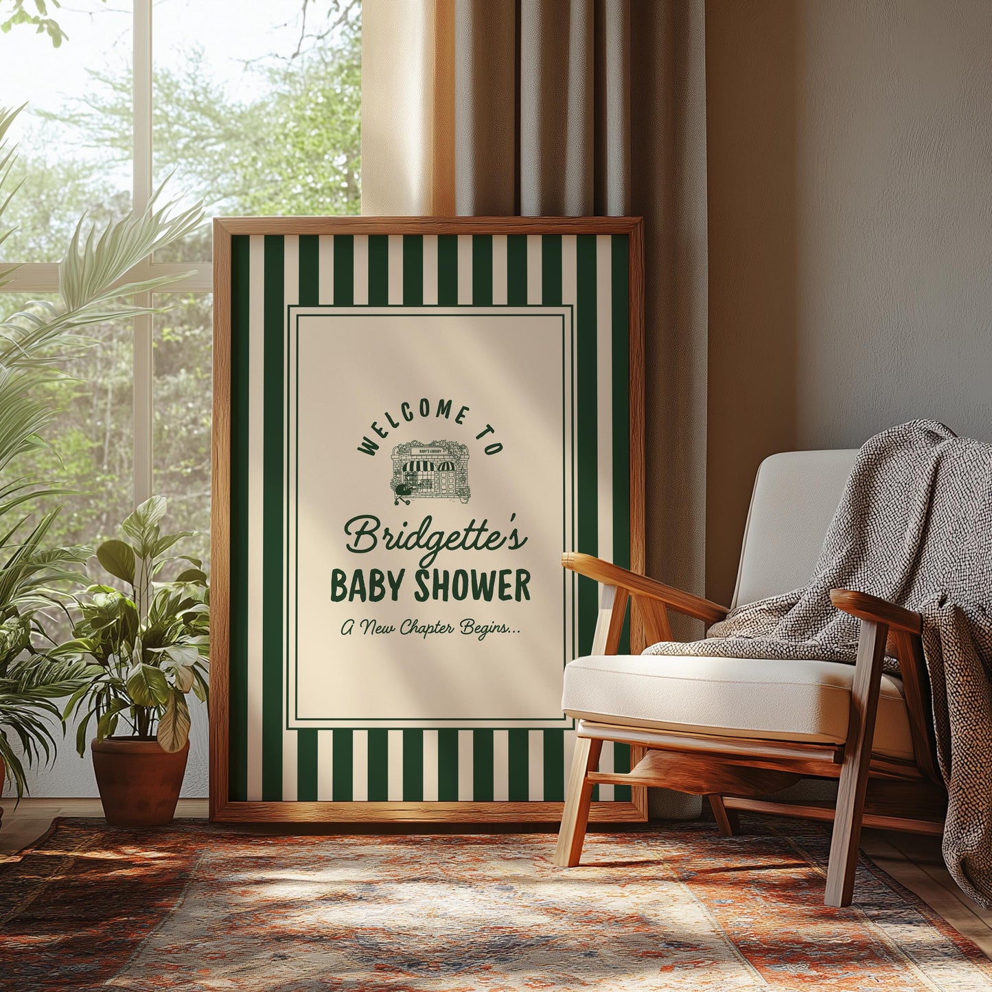 A New Chapter Baby Shower Welcome Sign Template Editable Book Club Baby Shower Welcome Sign Vintage Bookstore Welcome Sign Party Decor Sign