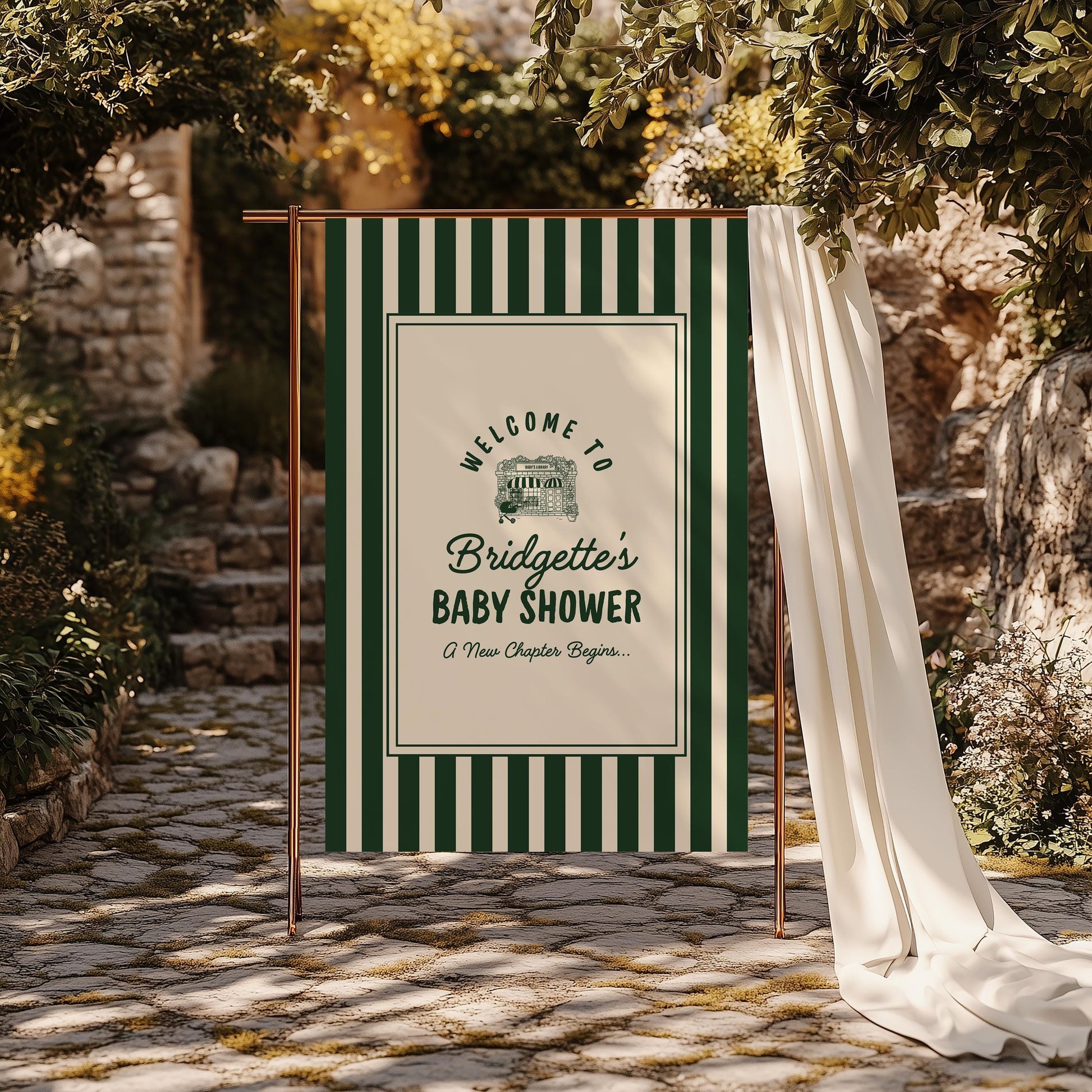 A New Chapter Baby Shower Welcome Sign Template Editable Book Club Baby Shower Welcome Sign Vintage Bookstore Welcome Sign Party Decor Sign