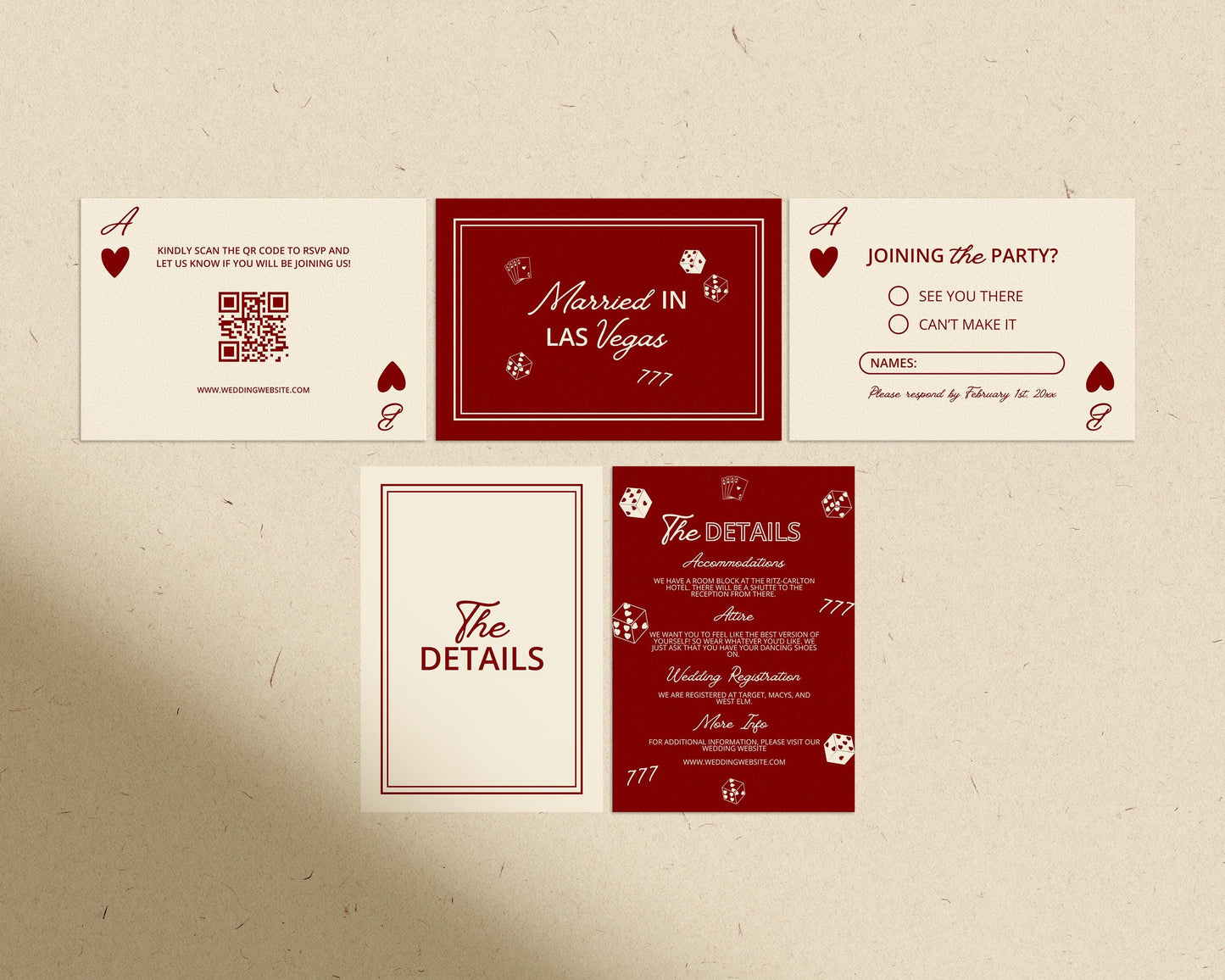 Vegas Elopement Invitation Template Vegas Reception Invitation Lucky in Love Wedding Playing Cards Invitation Elopement Announcement Invite