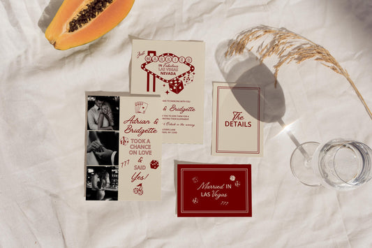 Vegas Elopement Invitation Template Vegas Reception Invitation Lucky in Love Wedding Playing Cards Invitation Elopement Announcement Invite