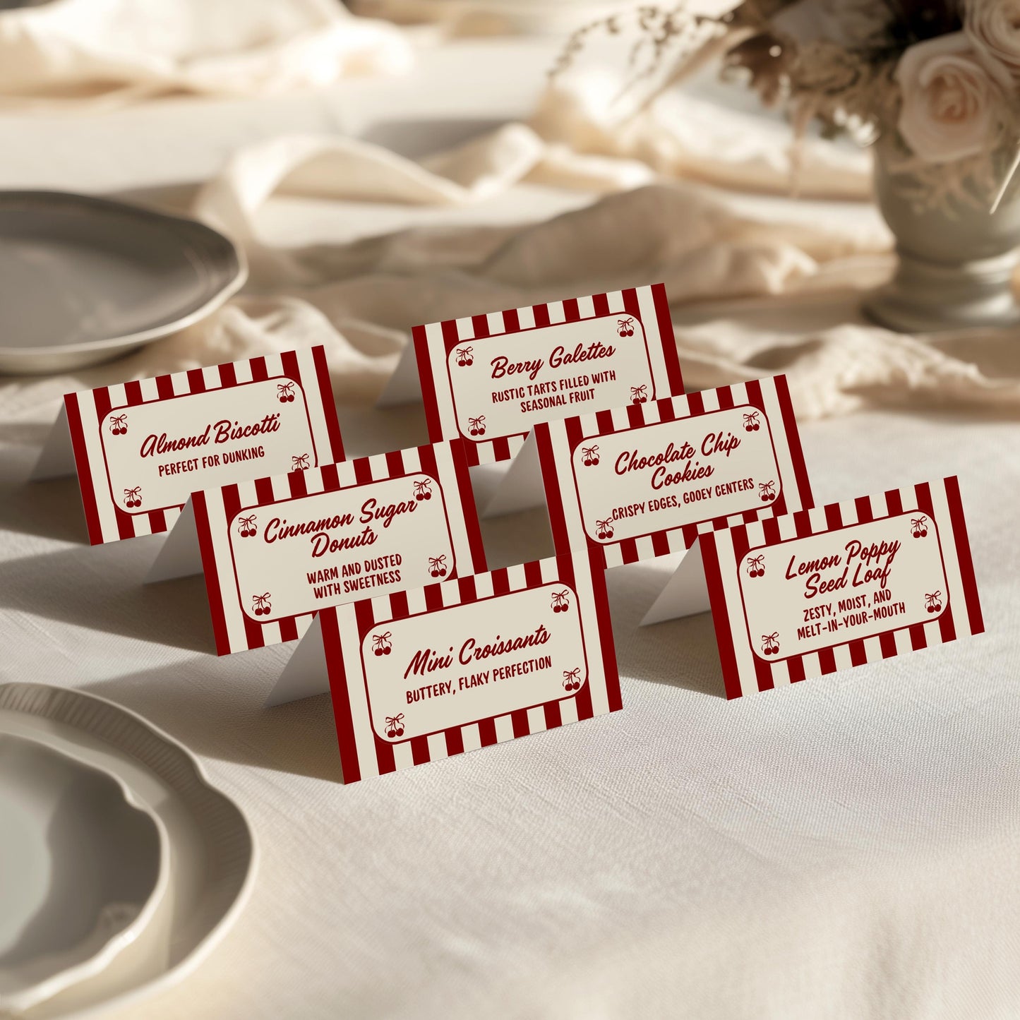 Cherry On Top Baby Shower Bundle Templates Hand Drawn Cherry Baby Shower Invitation Template Editable Welcome Sign Cherry Baby Shower Games