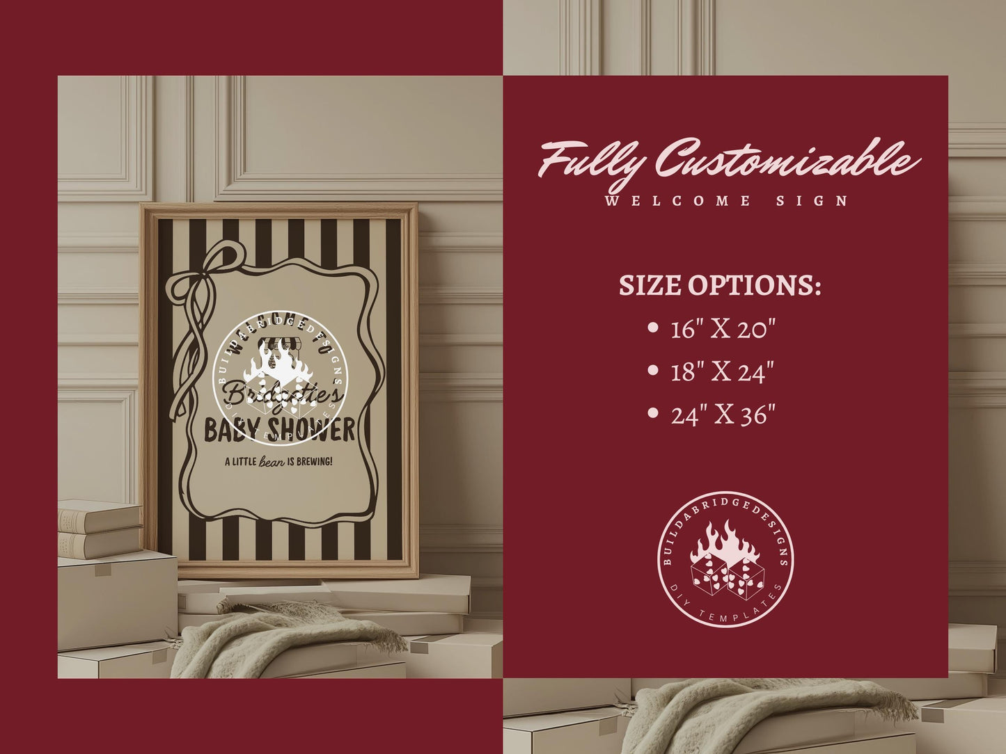 Cafe Bebe Baby Shower Bundle Templates Editable Coffee Shop Baby Shower Invitation Diaper Raffle Baby Is Brewing Home Cafe Baby Shower Games
