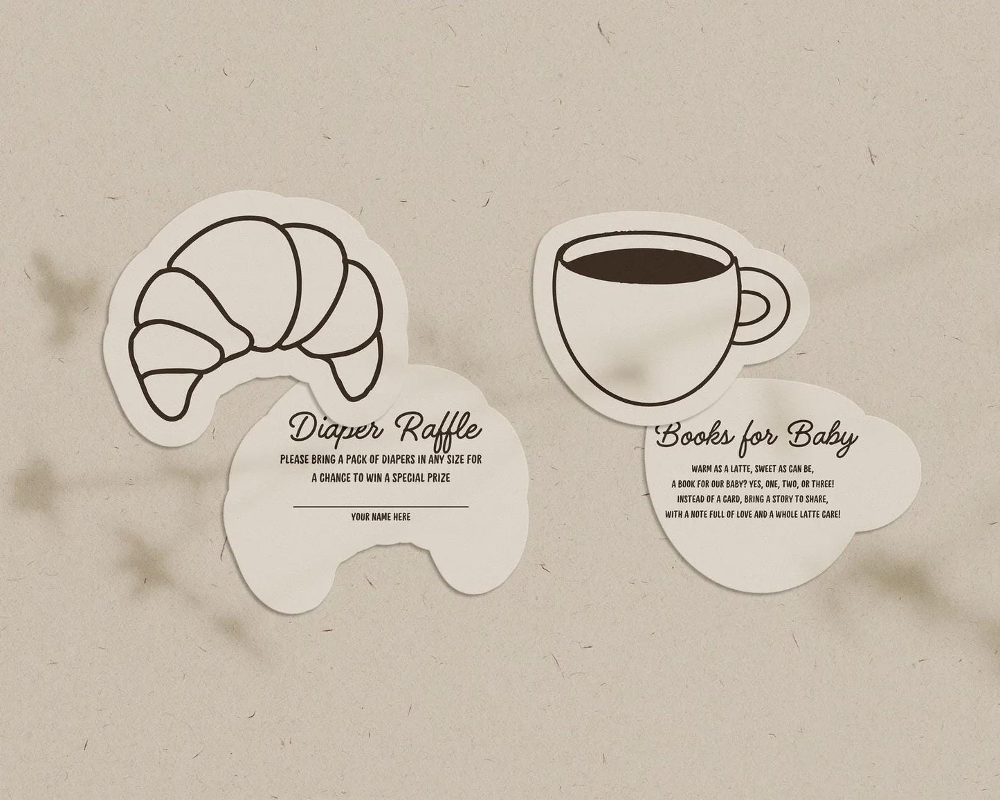 Cafe Bebe Baby Shower Bundle Templates Editable Coffee Shop Baby Shower Invitation Diaper Raffle Baby Is Brewing Home Cafe Baby Shower Games